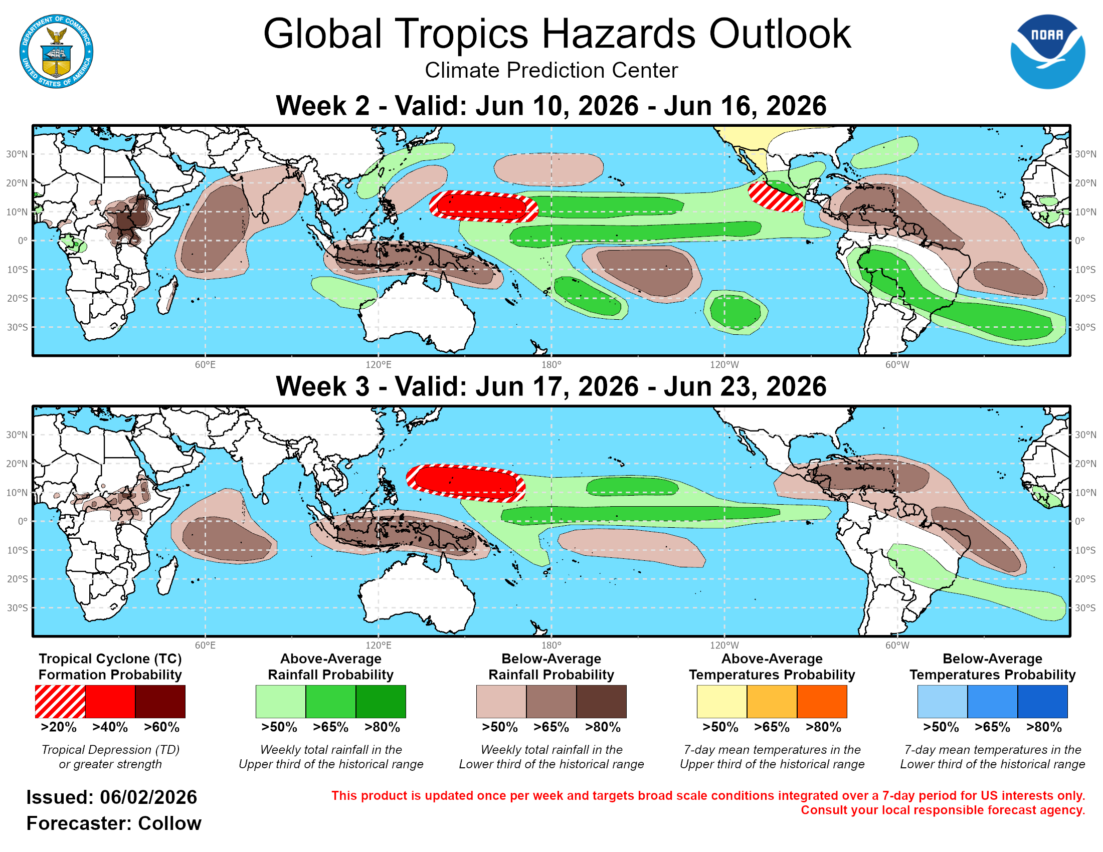 Global Tropics Hazard Outlook