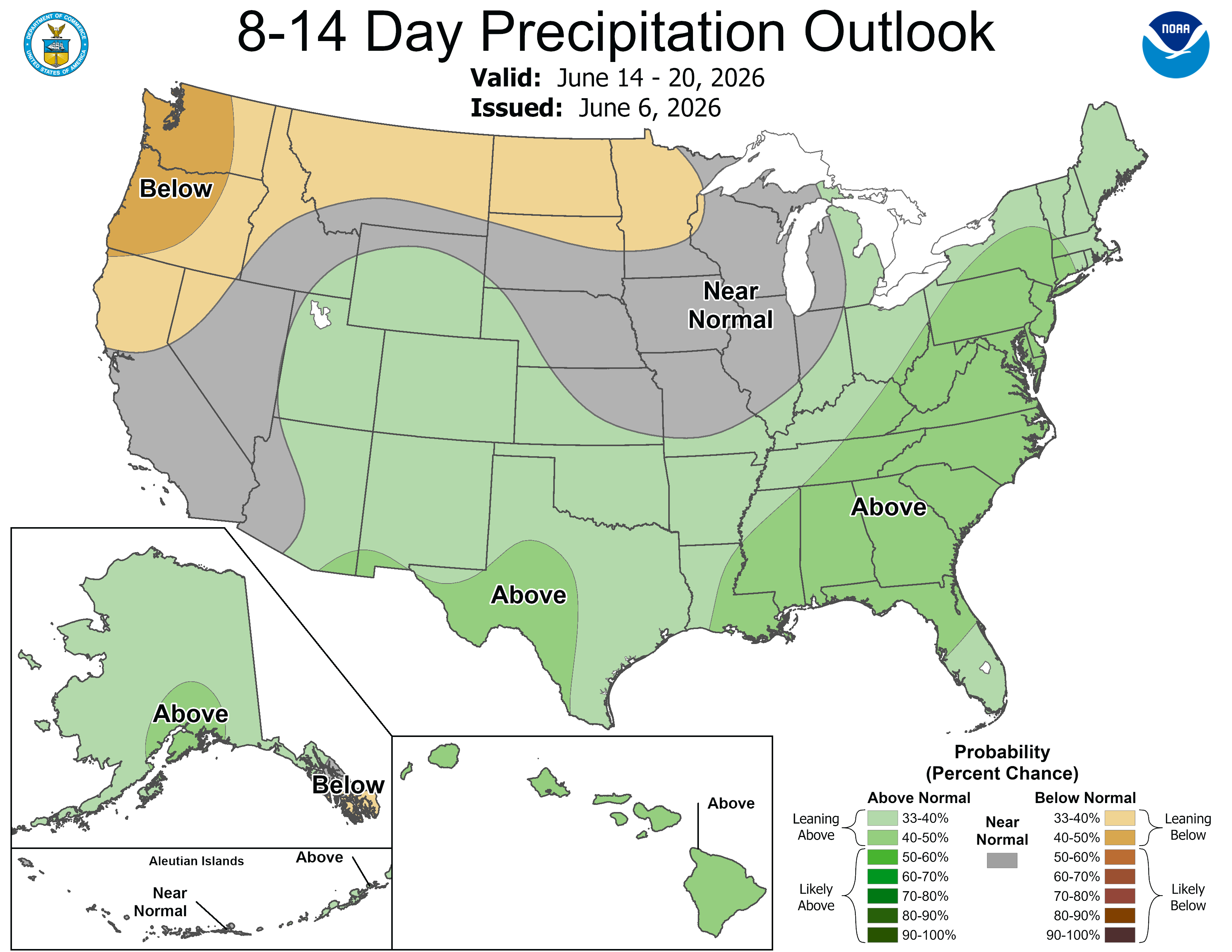 8-14 Day Precipitation Outlook