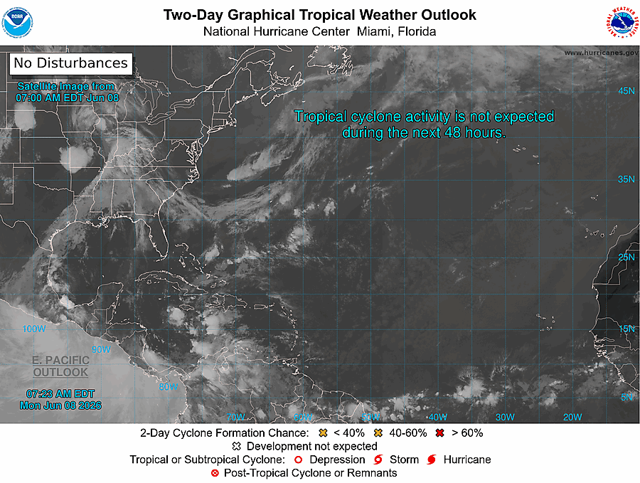2 Day Tropical Weather Outlook