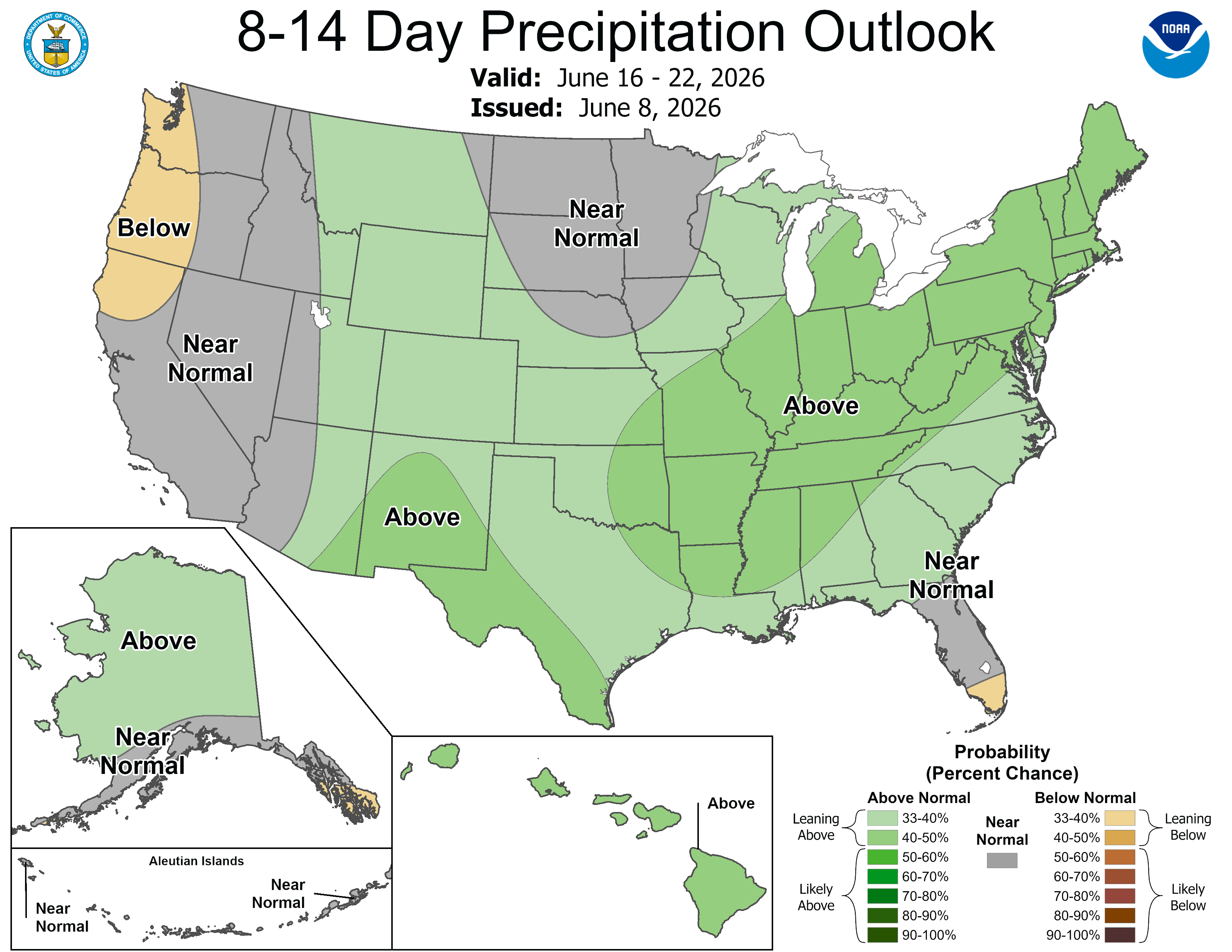 8-14 Day Precipitation Outlook