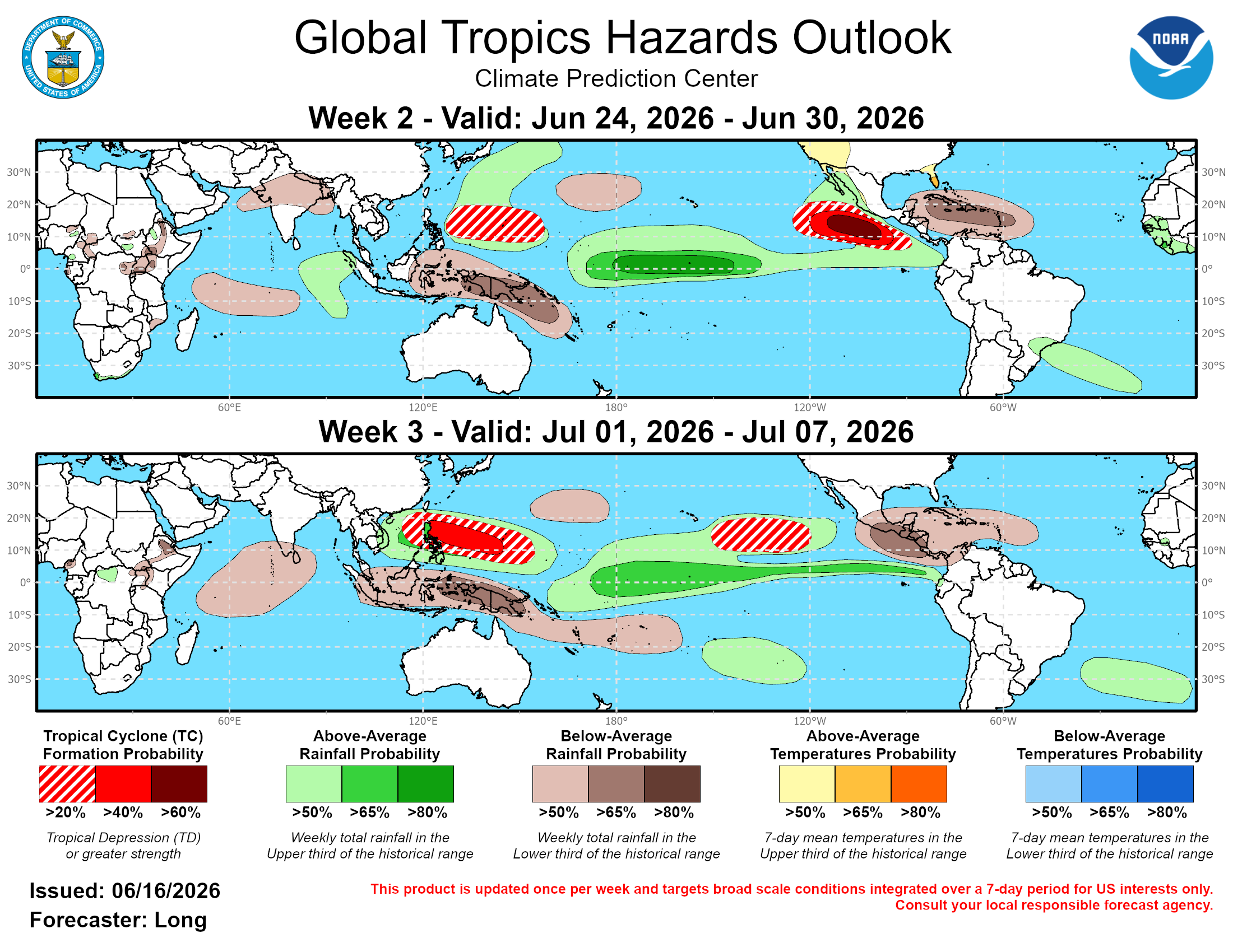 Global Tropics Hazard Outlook