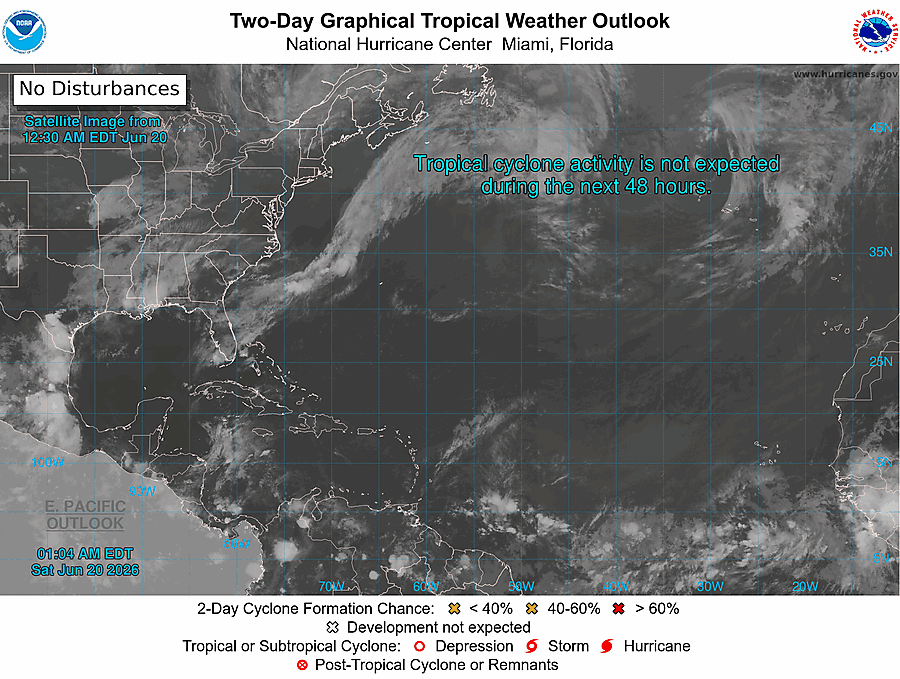 2 Day Tropical Weather Outlook
