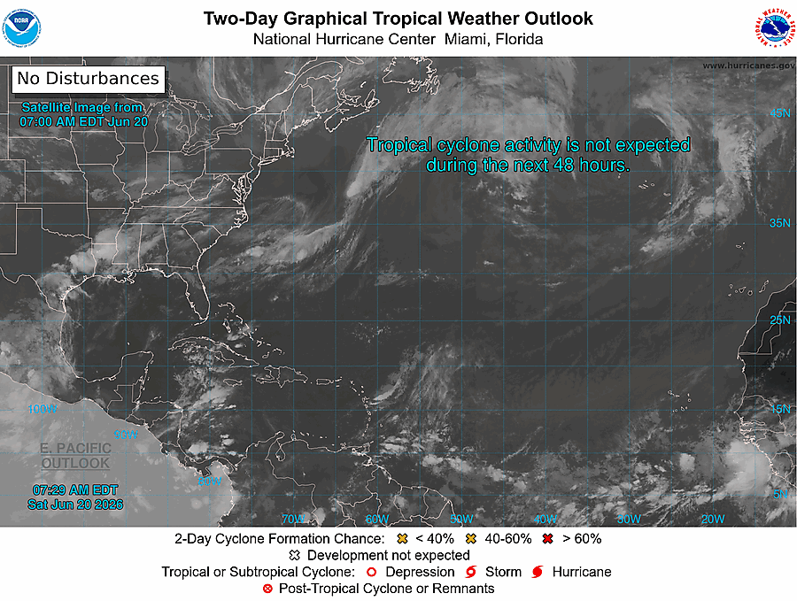 2 Day Tropical Weather Outlook