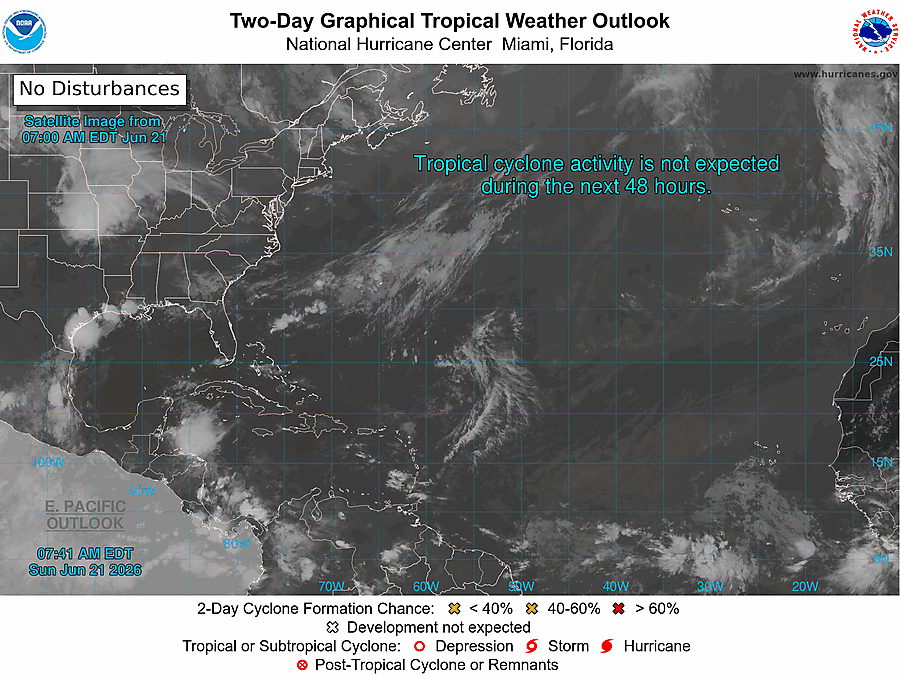 2 Day Tropical Weather Outlook