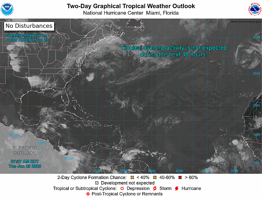 2 Day Tropical Weather Outlook