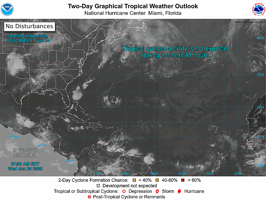 2 Day Tropical Weather Outlook