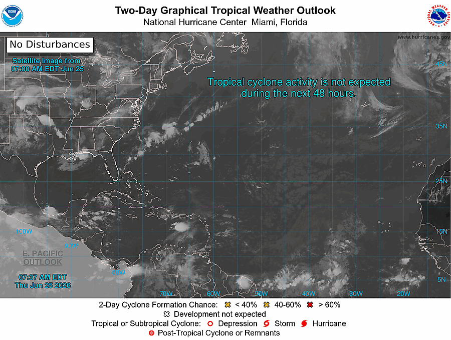 2 Day Tropical Weather Outlook