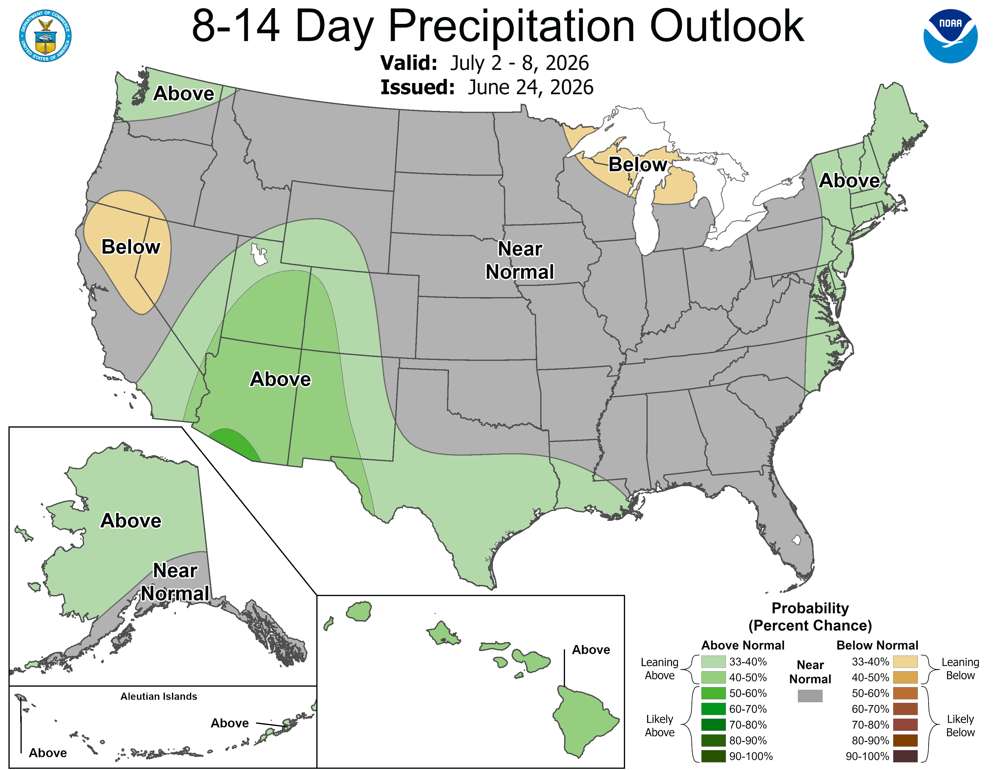 8-14 Day Precipitation Outlook