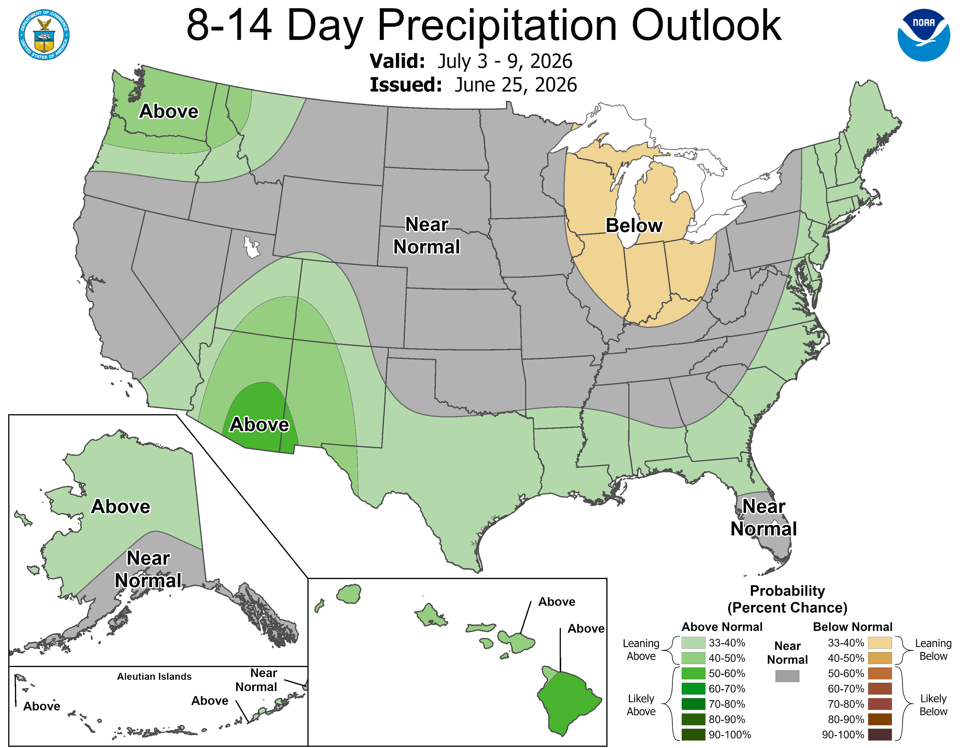 8-14 Day Precipitation Outlook