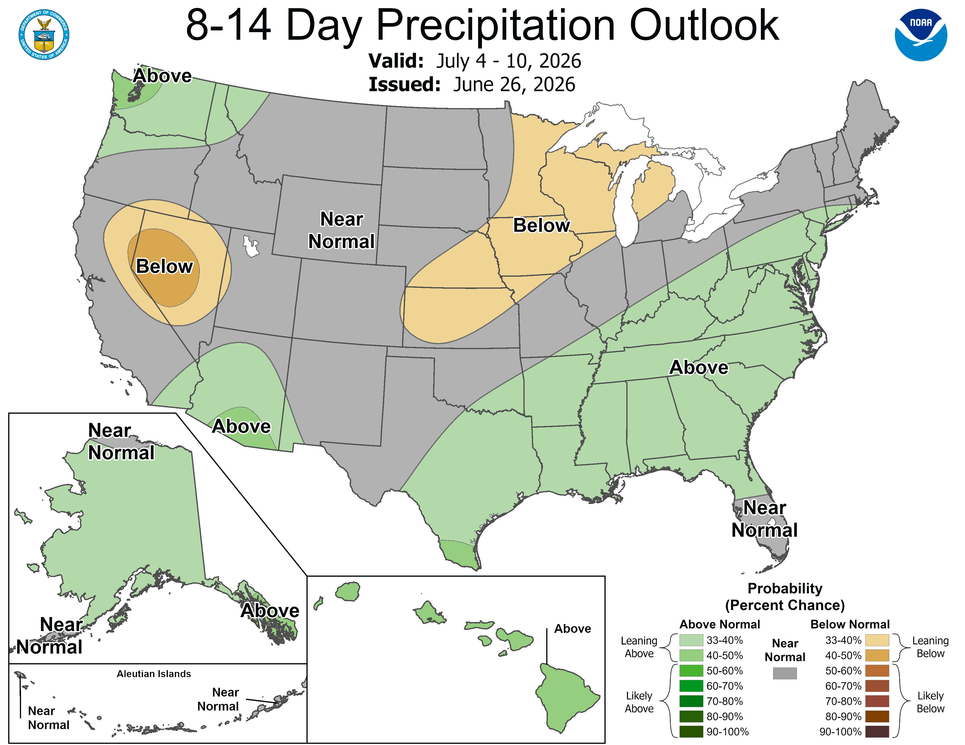 8-14 Day Precipitation Outlook