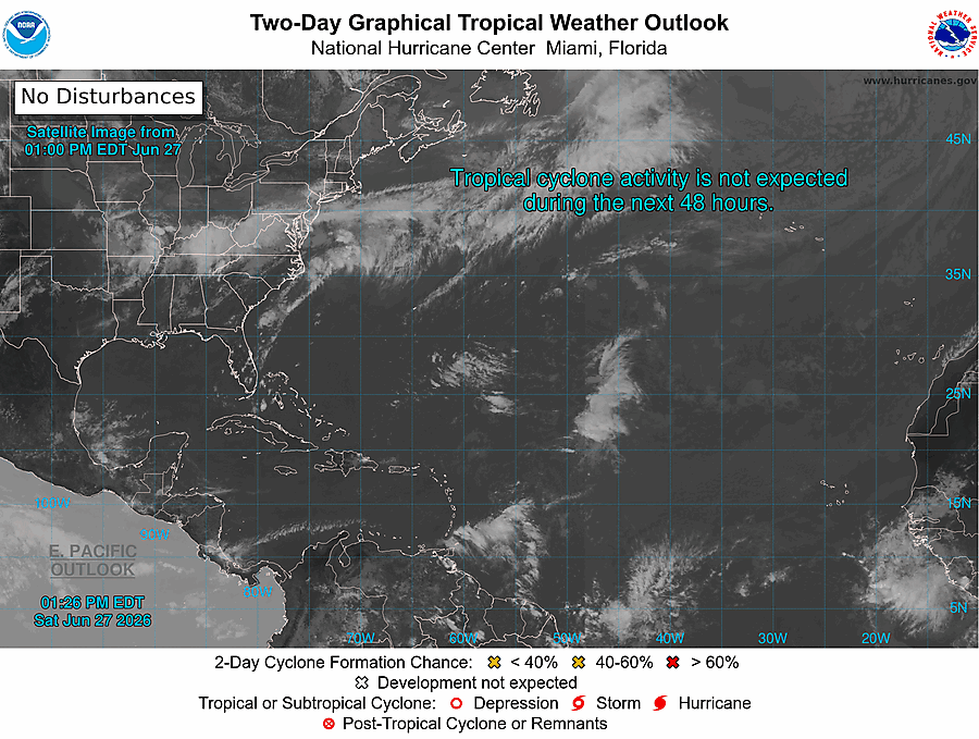 2 Day Tropical Weather Outlook