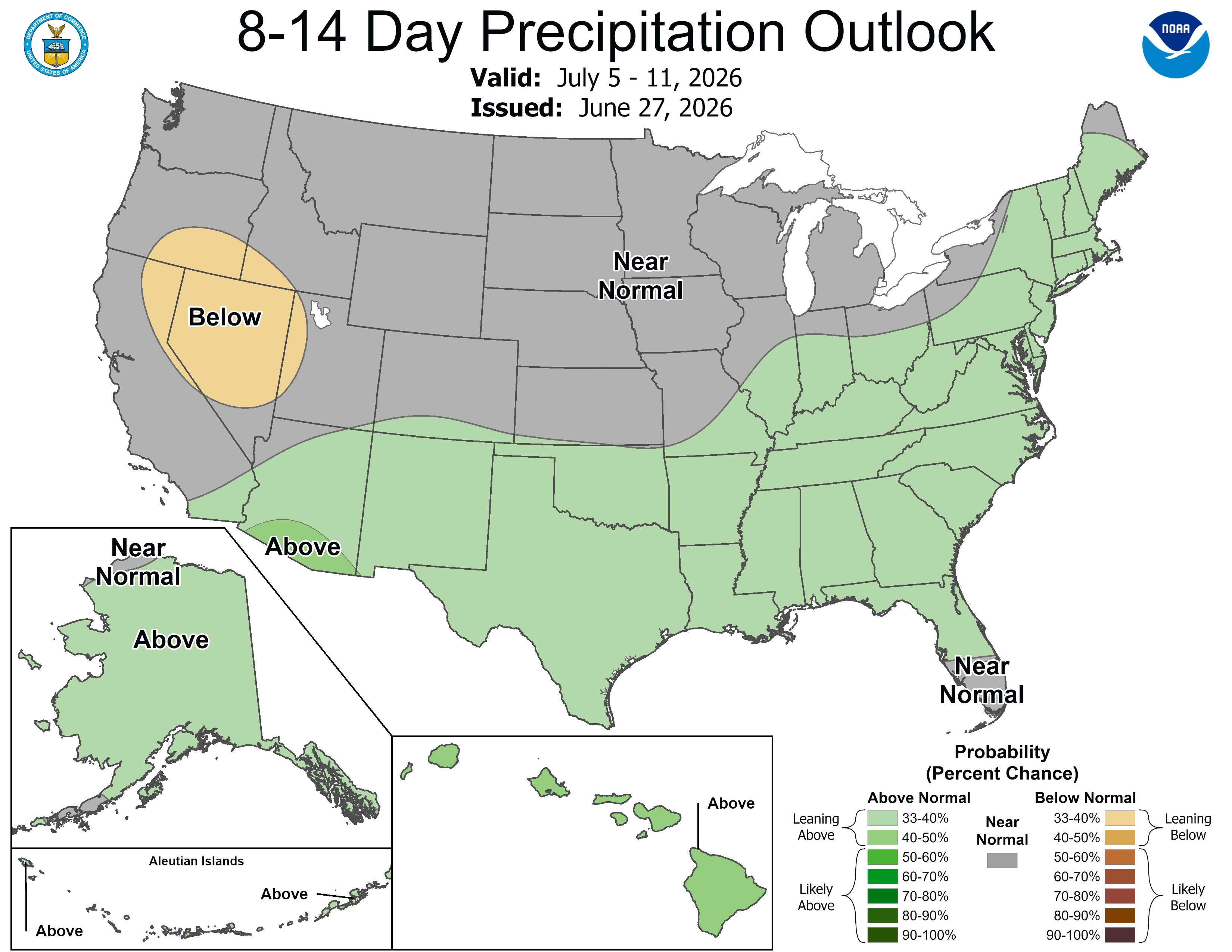 8-14 Day Precipitation Outlook