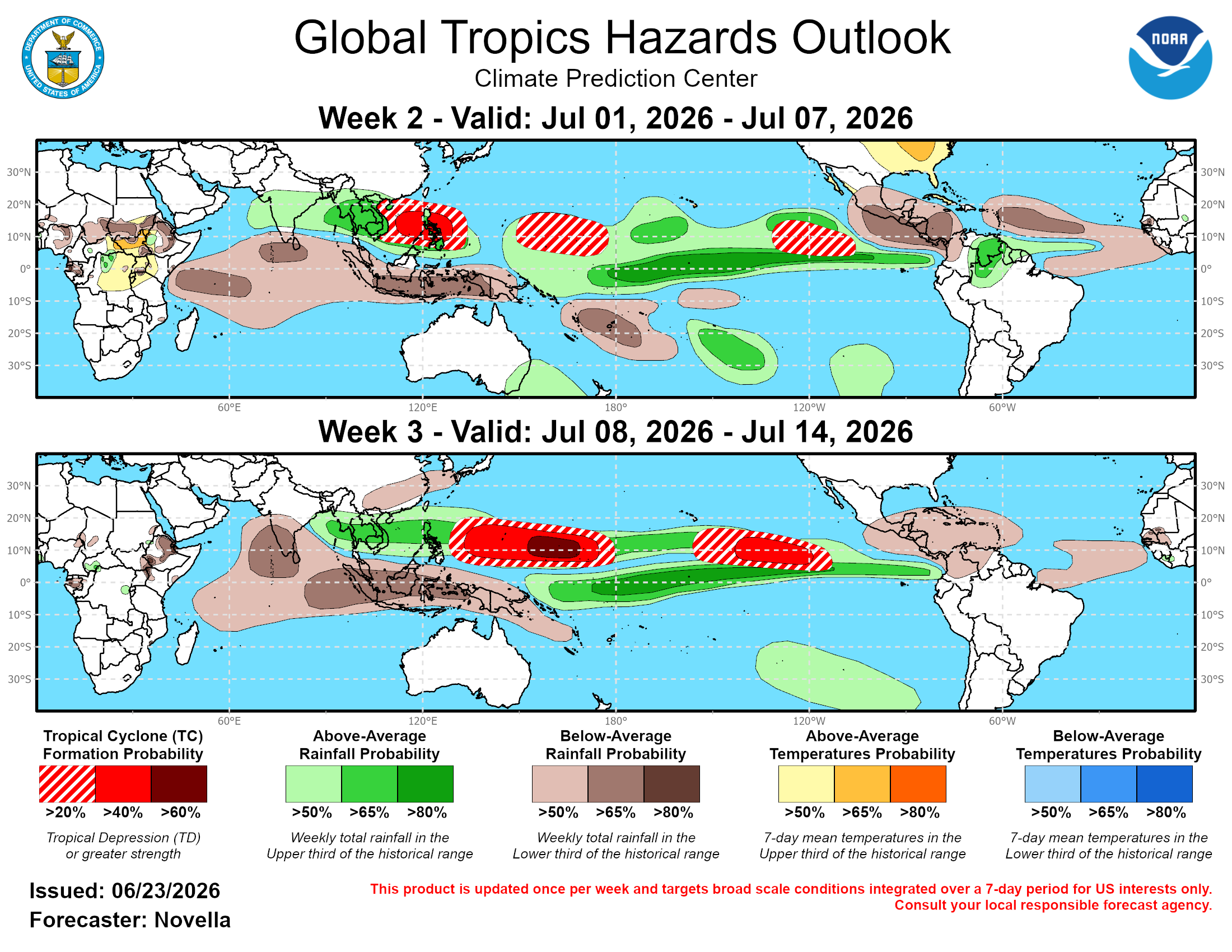 Global Tropics Hazard Outlook