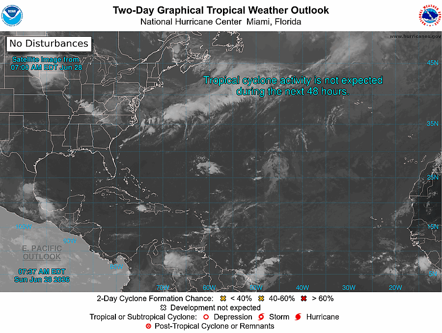 2 Day Tropical Weather Outlook