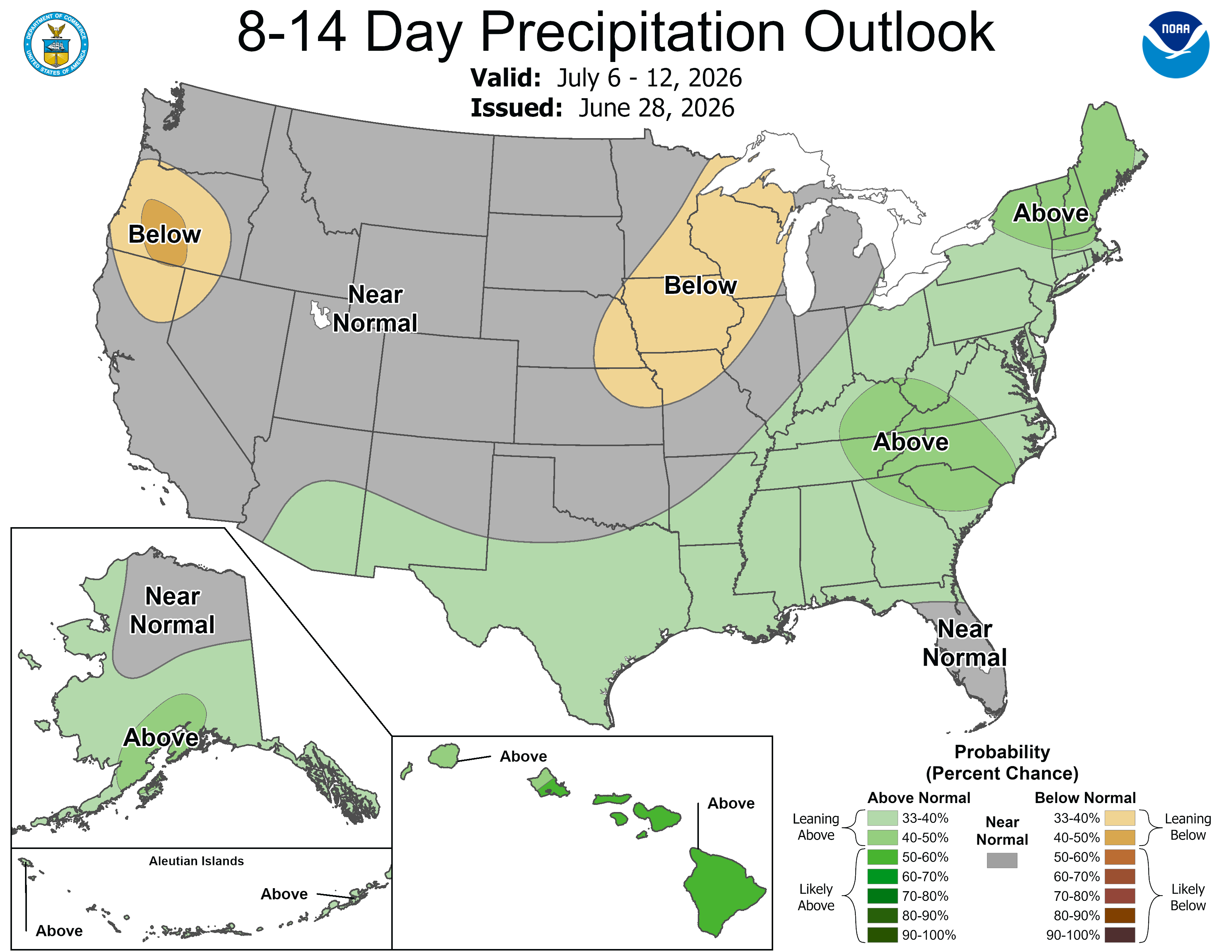 8-14 Day Precipitation Outlook