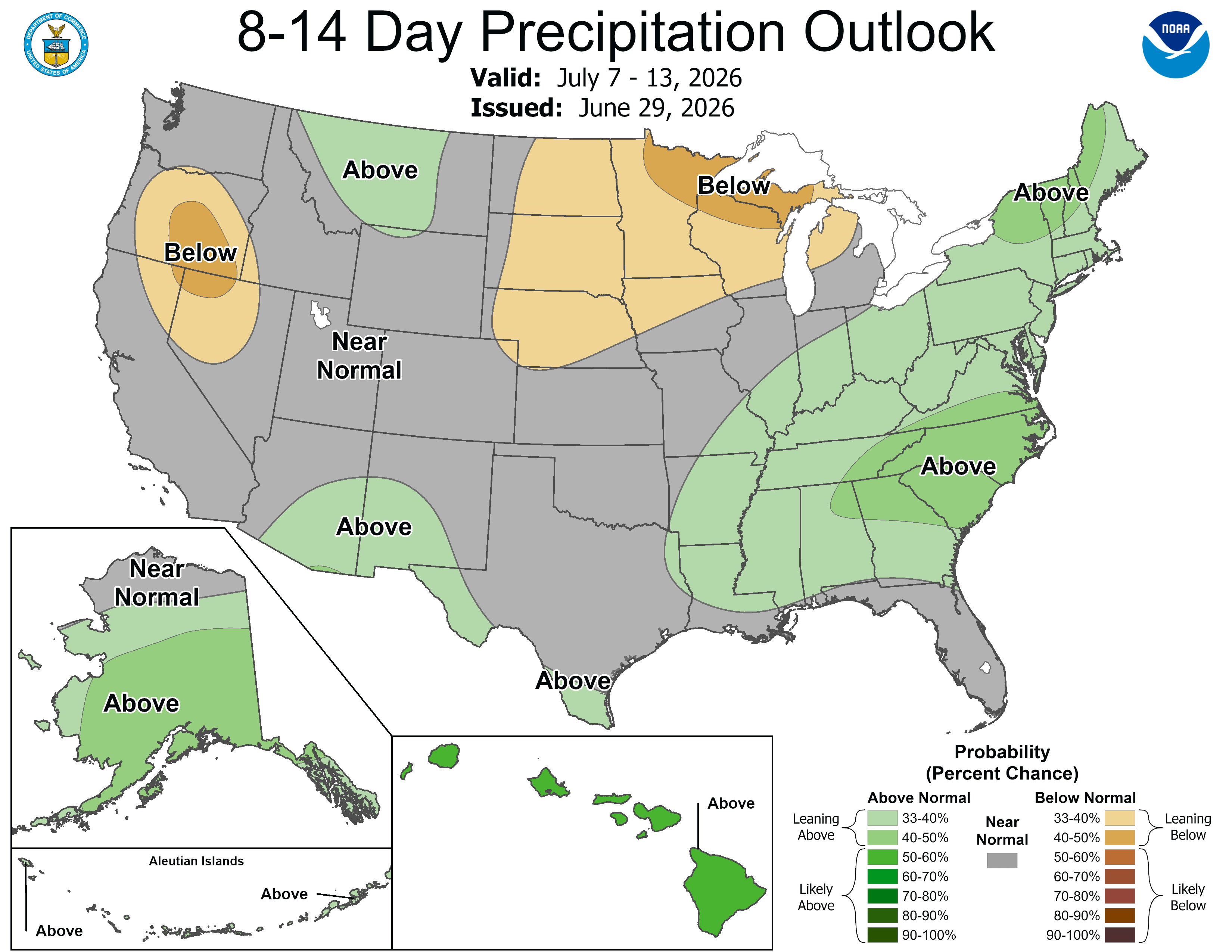 8-14 Day Precipitation Outlook