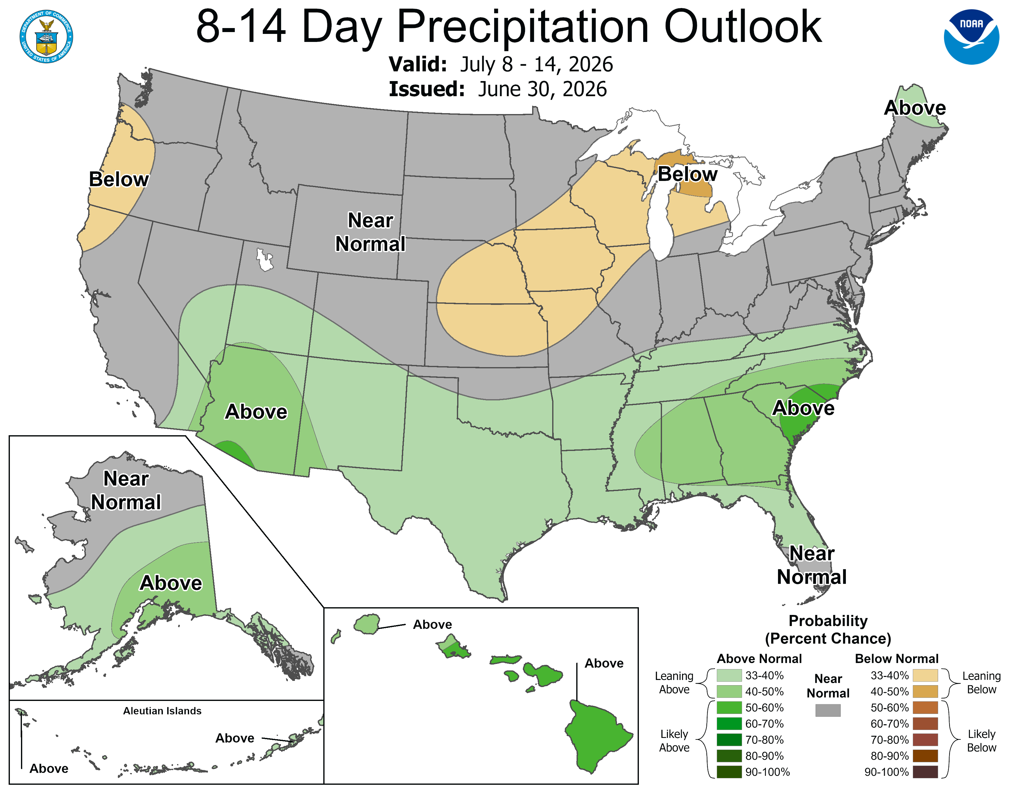 8-14 Day Precipitation Outlook
