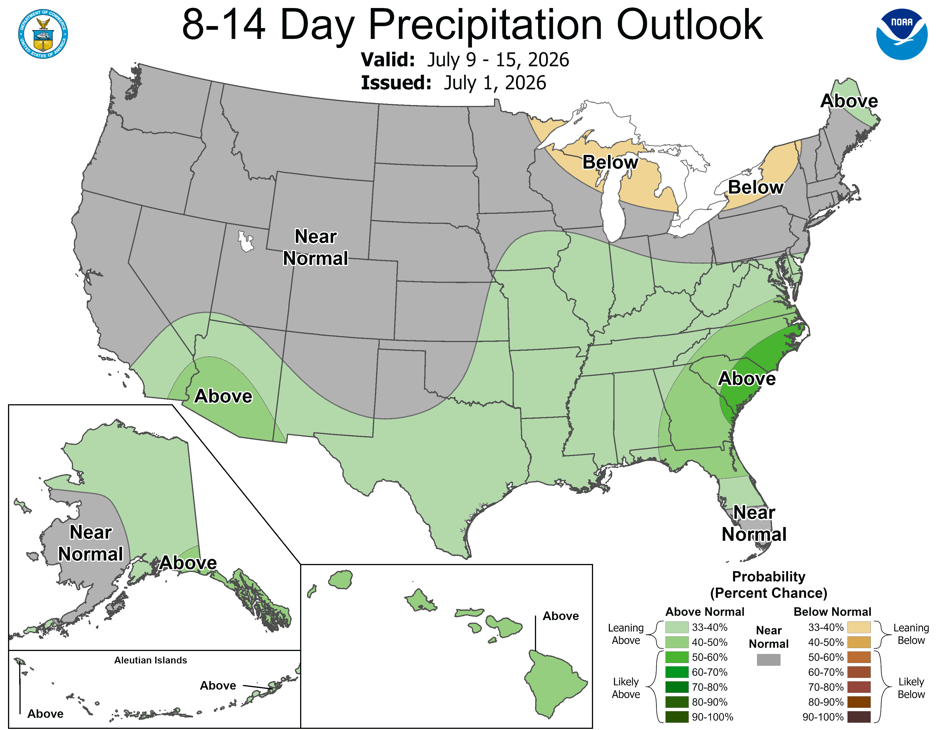 8-14 Day Precipitation Outlook