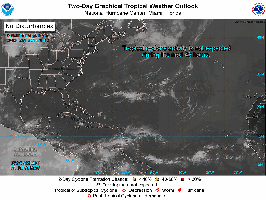 2 Day Tropical Weather Outlook