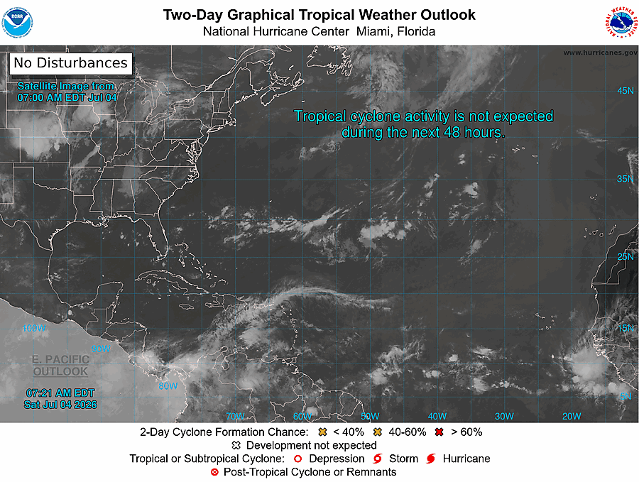 2 Day Tropical Weather Outlook