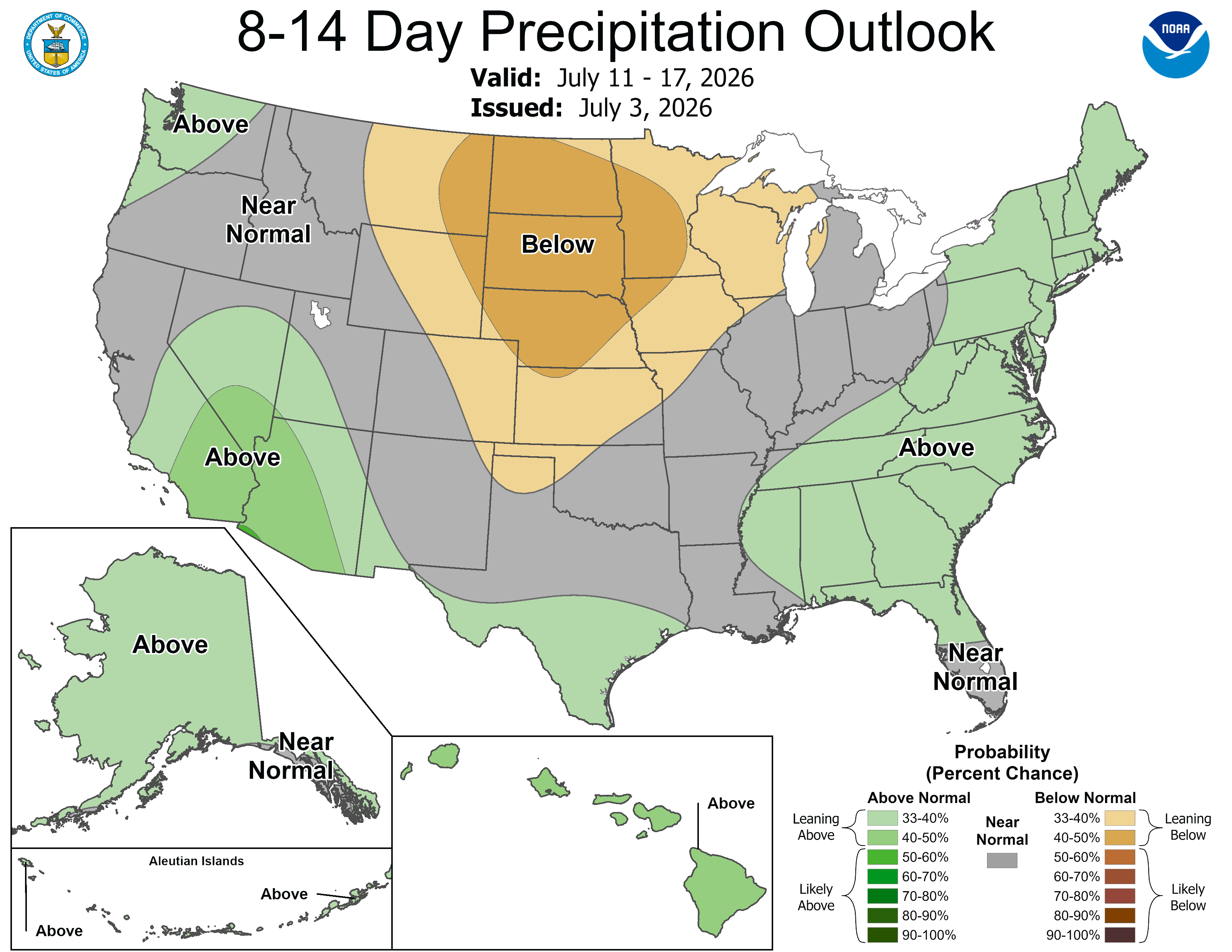 8-14 Day Precipitation Outlook