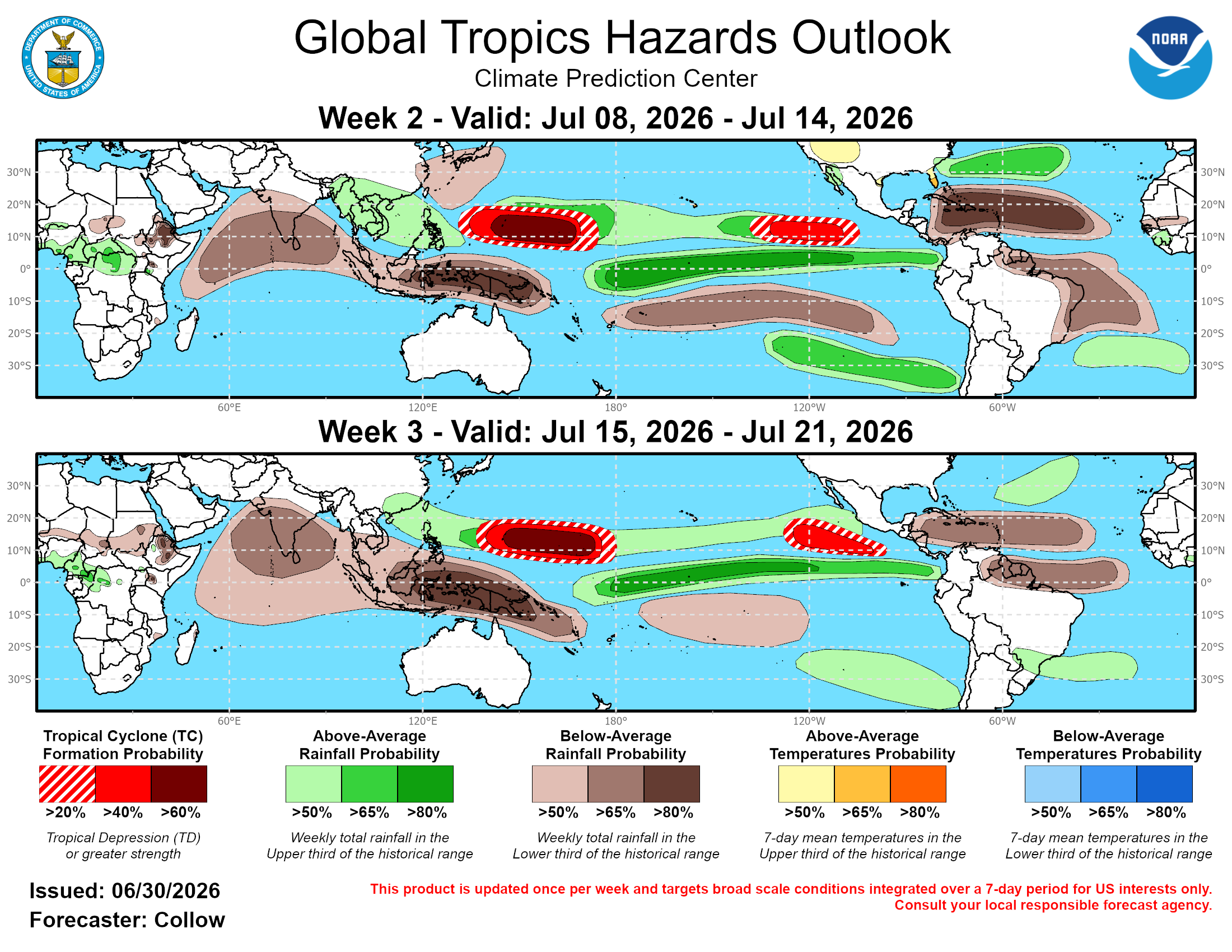 Global Tropics Hazard Outlook