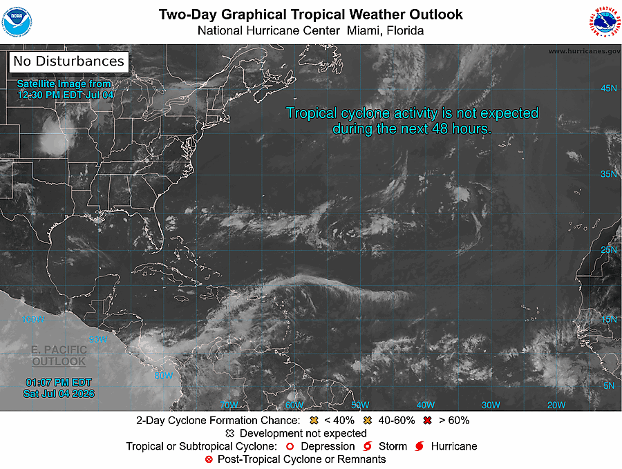 2 Day Tropical Weather Outlook