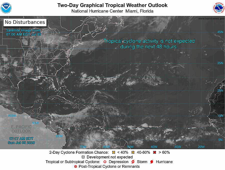 2 Day Tropical Weather Outlook