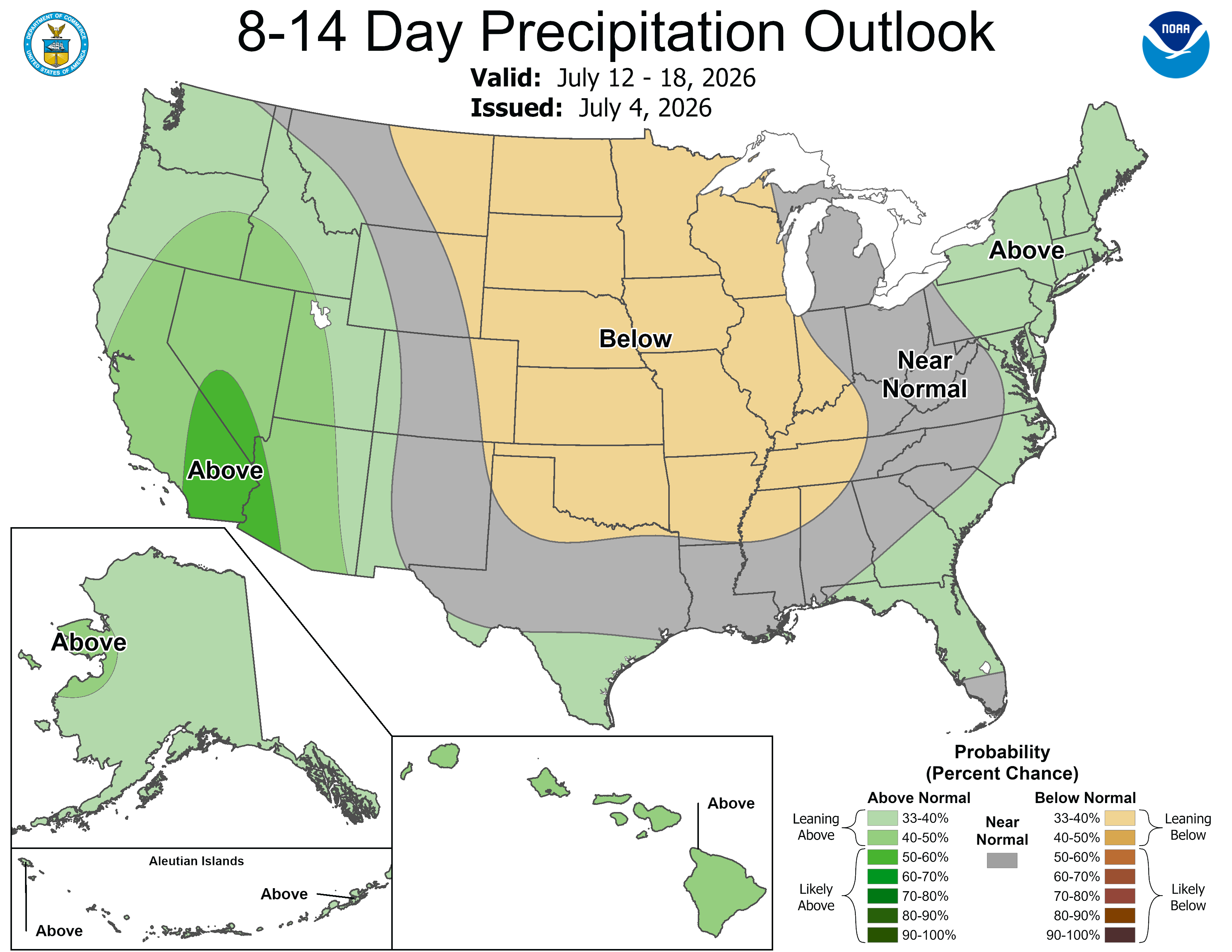 8-14 Day Precipitation Outlook