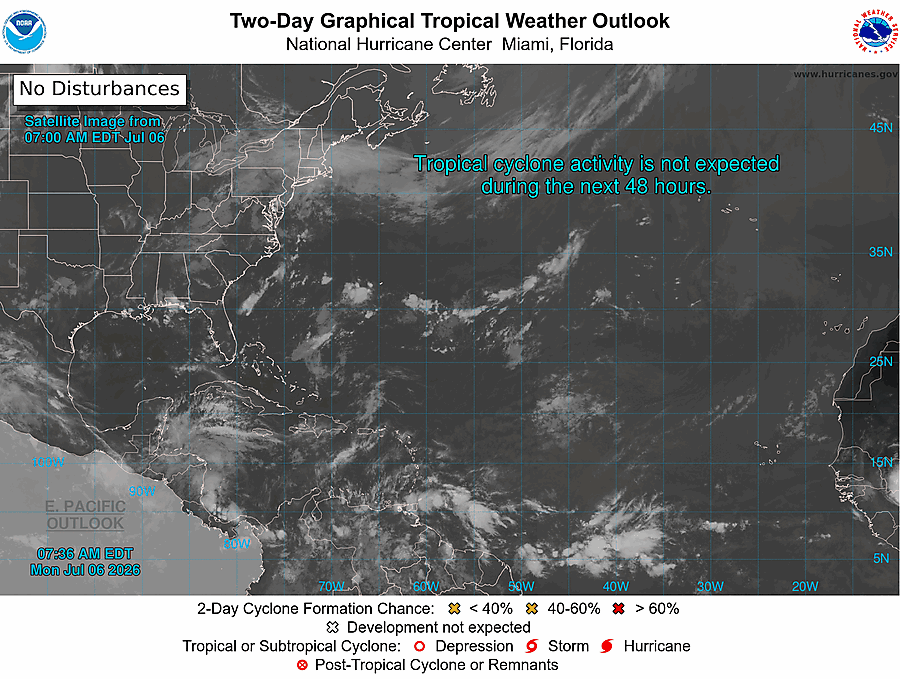 2 Day Tropical Weather Outlook