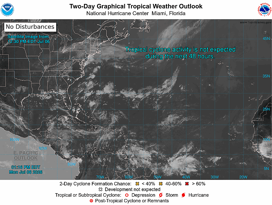 2 Day Tropical Weather Outlook