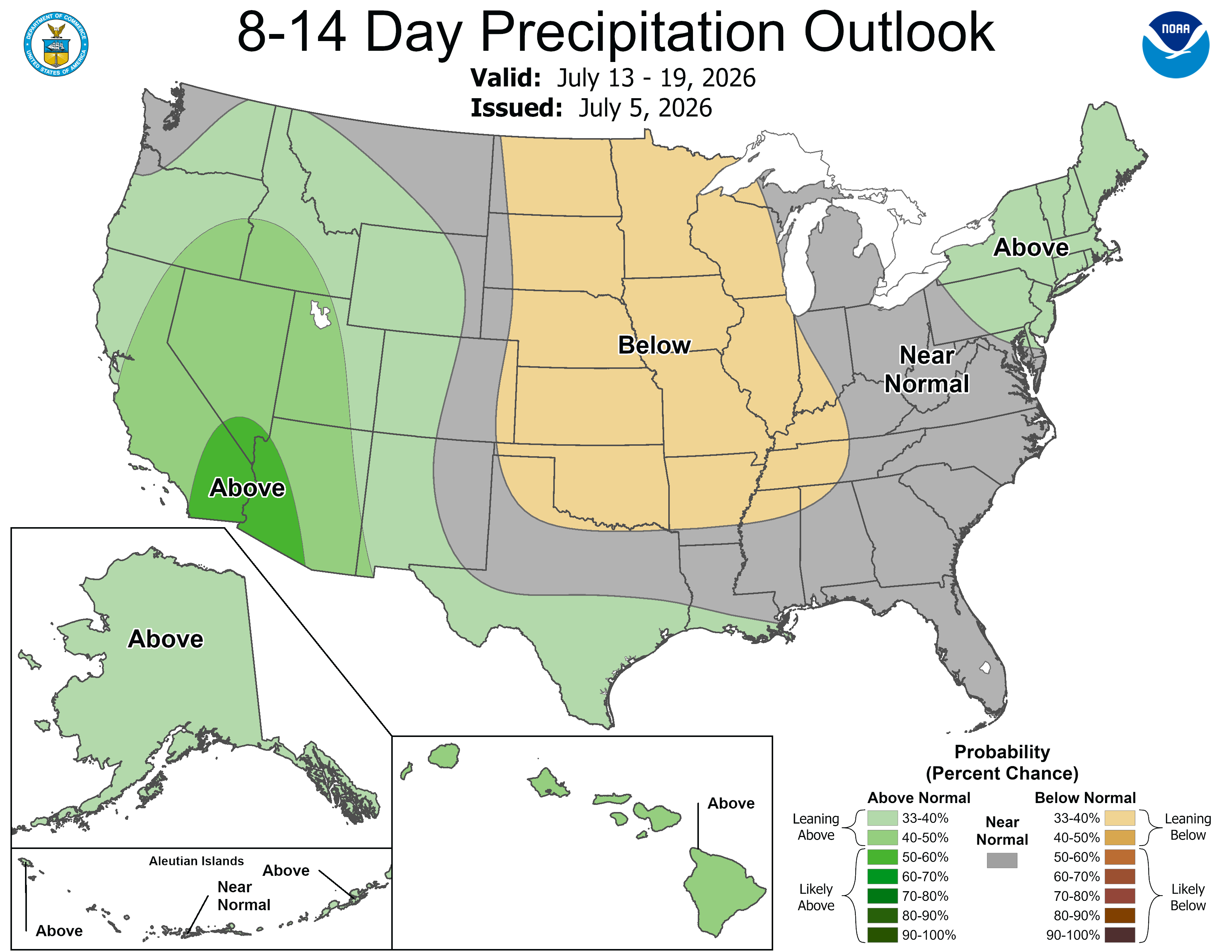 8-14 Day Precipitation Outlook