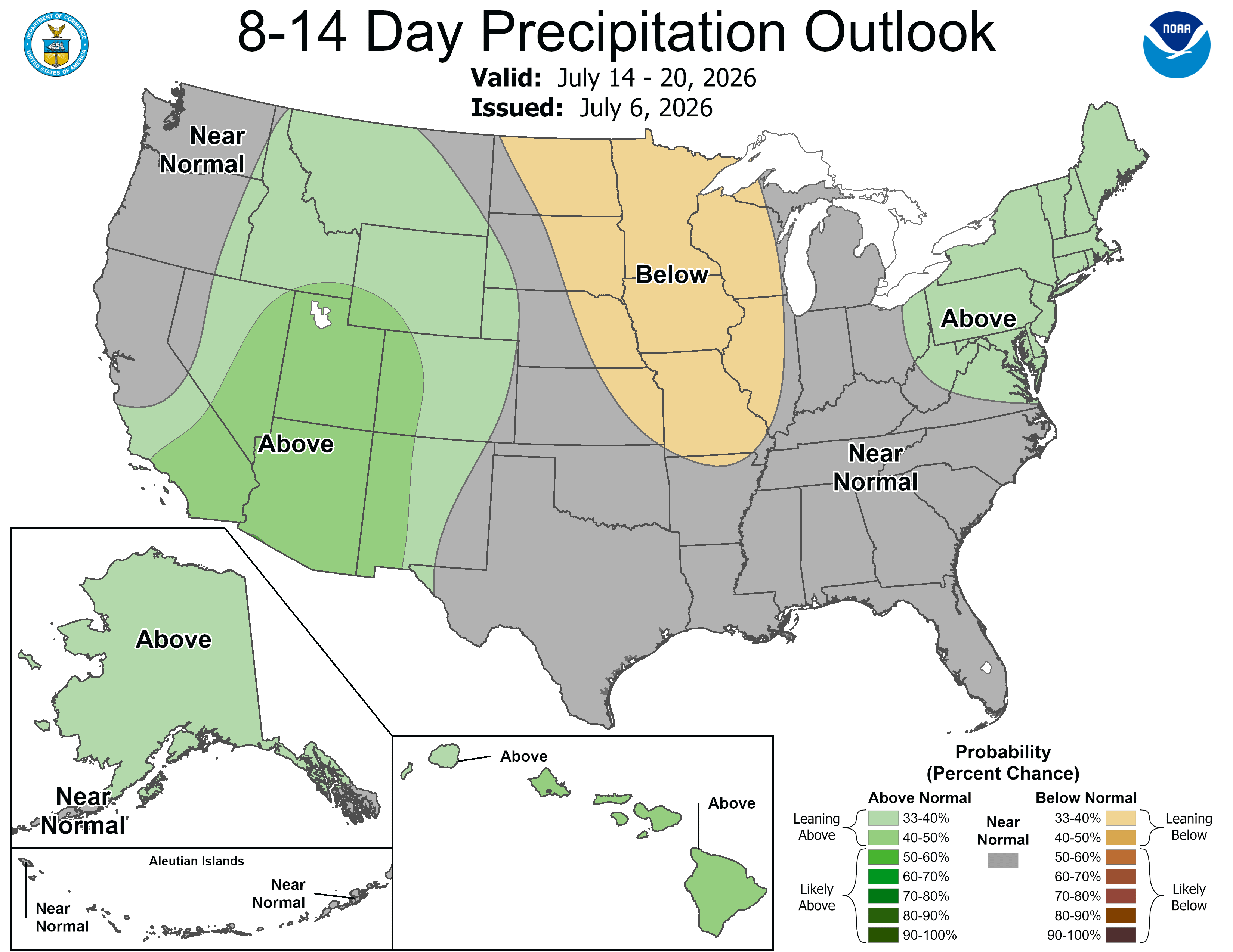 8-14 Day Precipitation Outlook