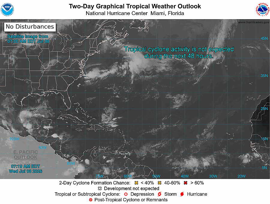 2 Day Tropical Weather Outlook