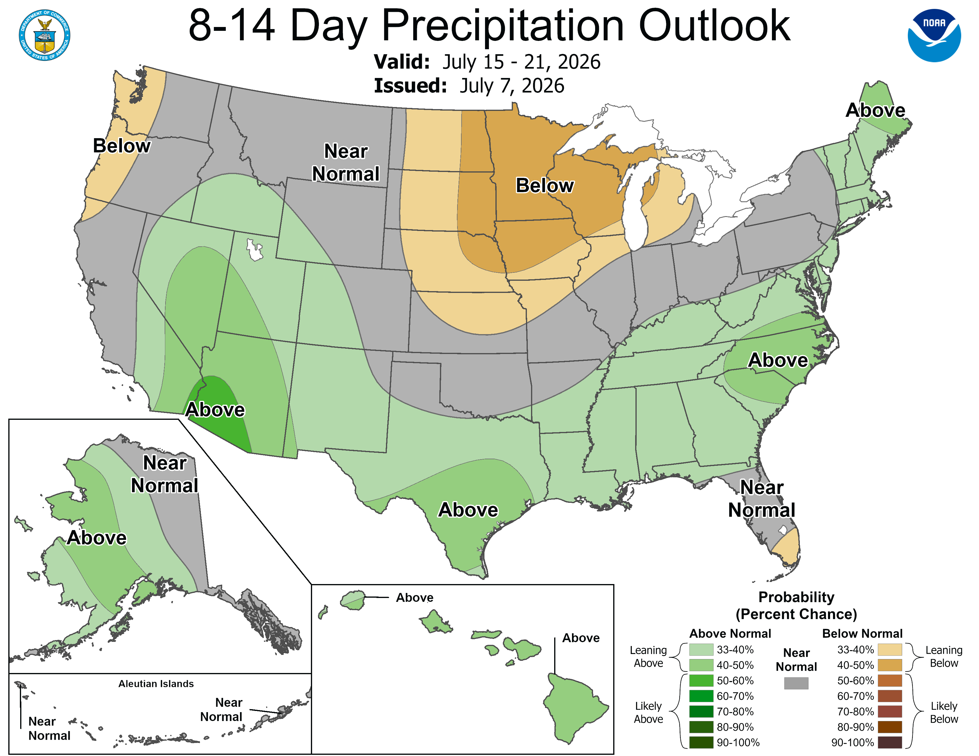 8-14 Day Precipitation Outlook