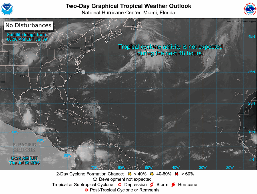 2 Day Tropical Weather Outlook
