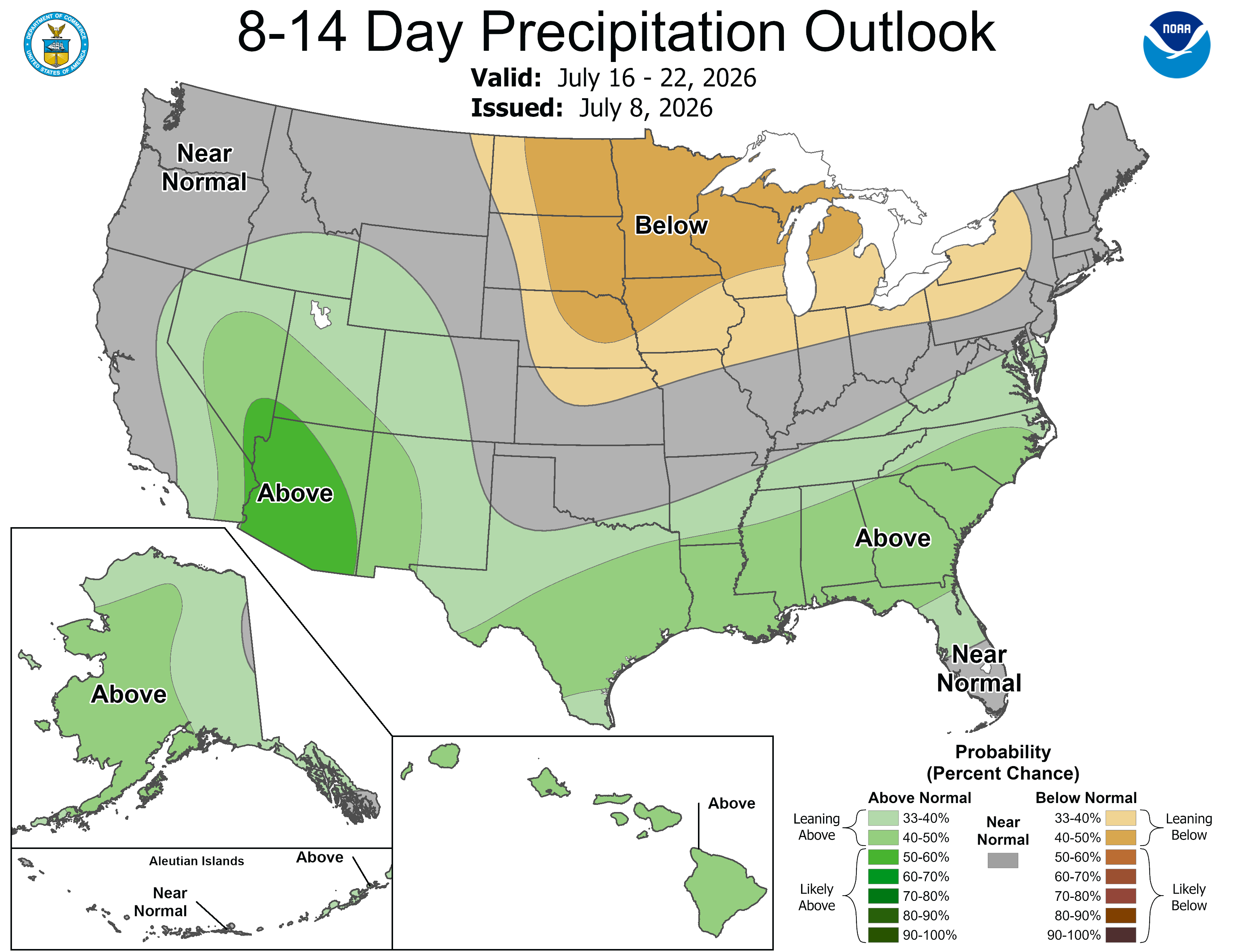 8-14 Day Precipitation Outlook