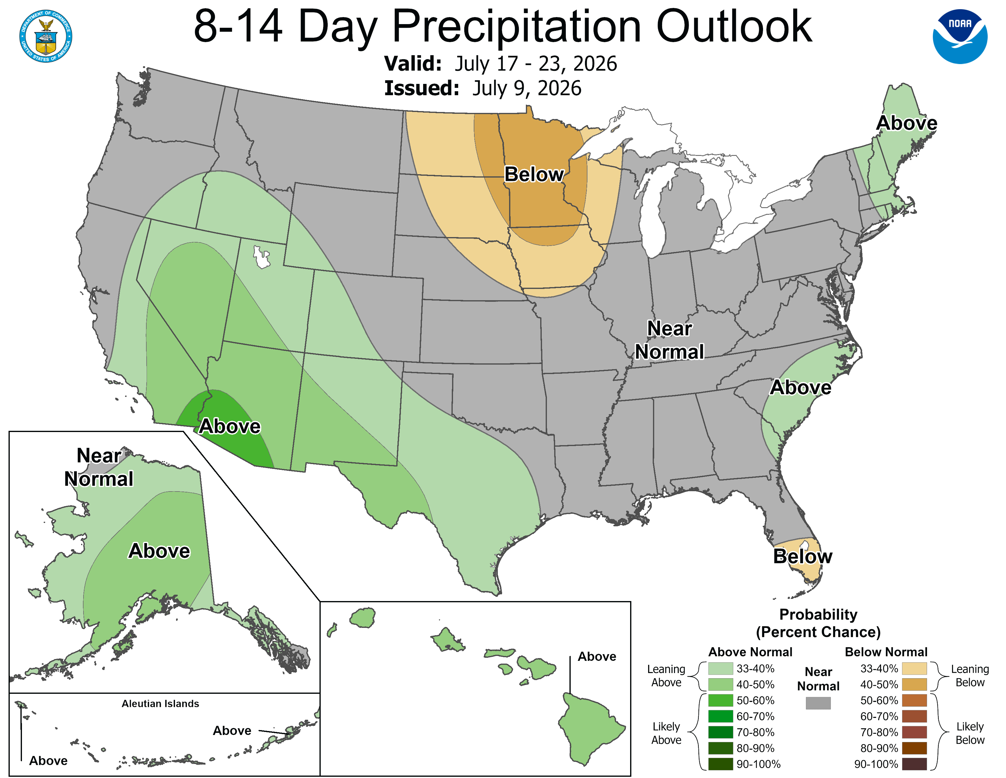 8-14 Day Precipitation Outlook