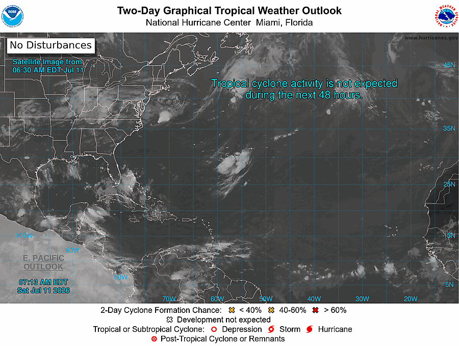 2 Day Tropical Weather Outlook