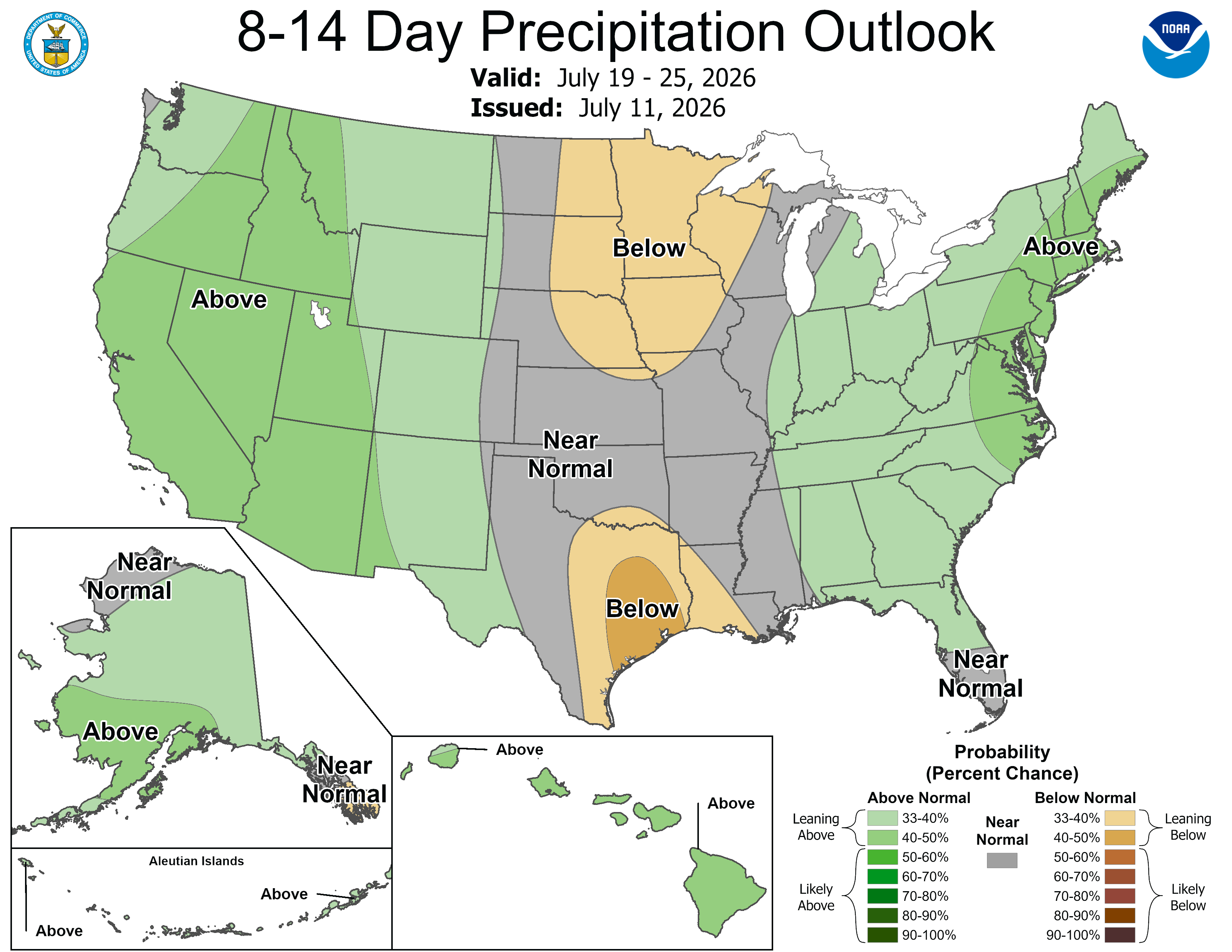 8-14 Day Precipitation Outlook