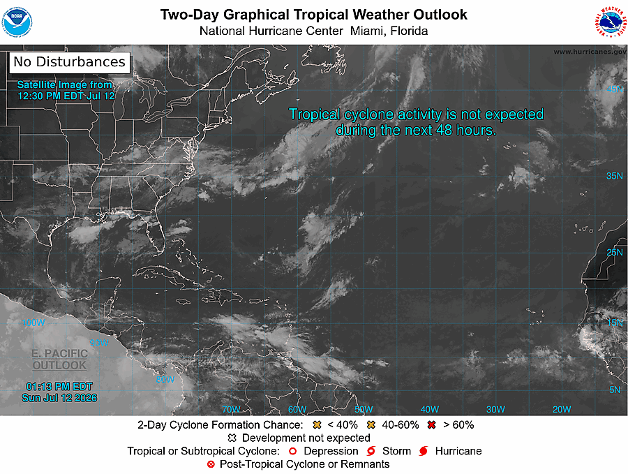2 Day Tropical Weather Outlook