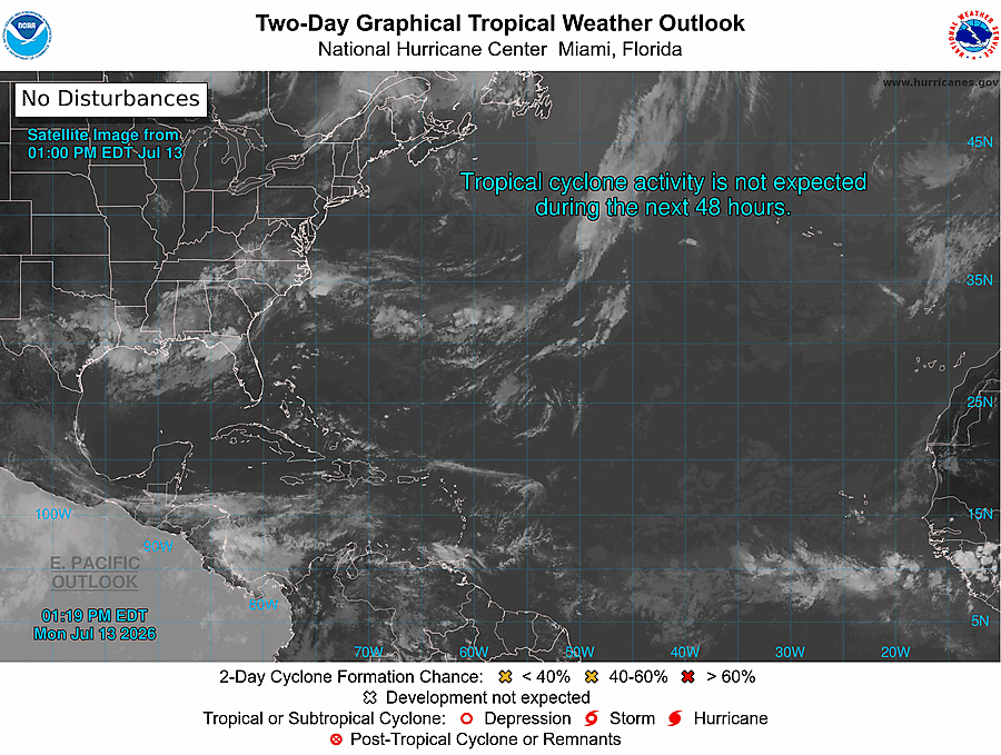 2 Day Tropical Weather Outlook