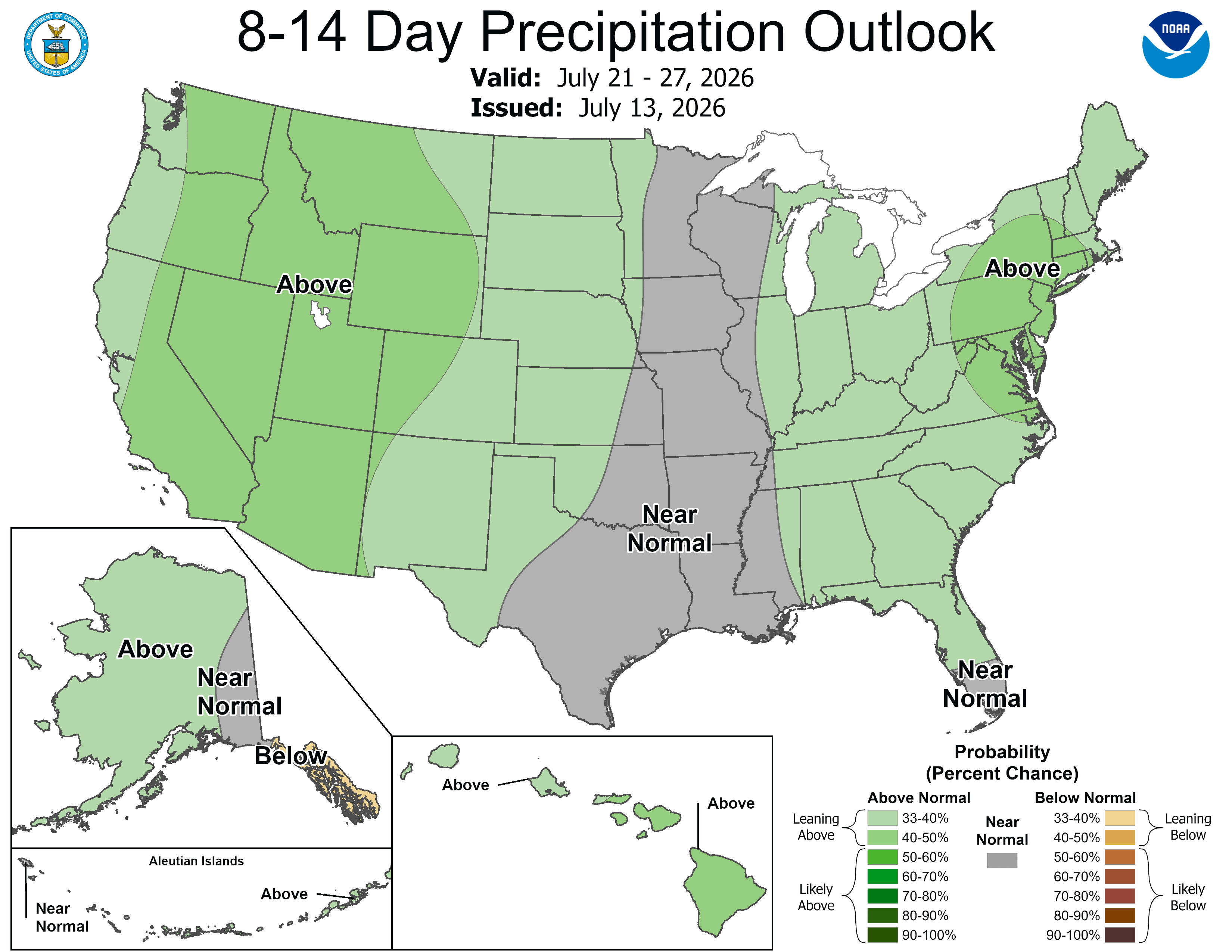 8-14 Day Precipitation Outlook