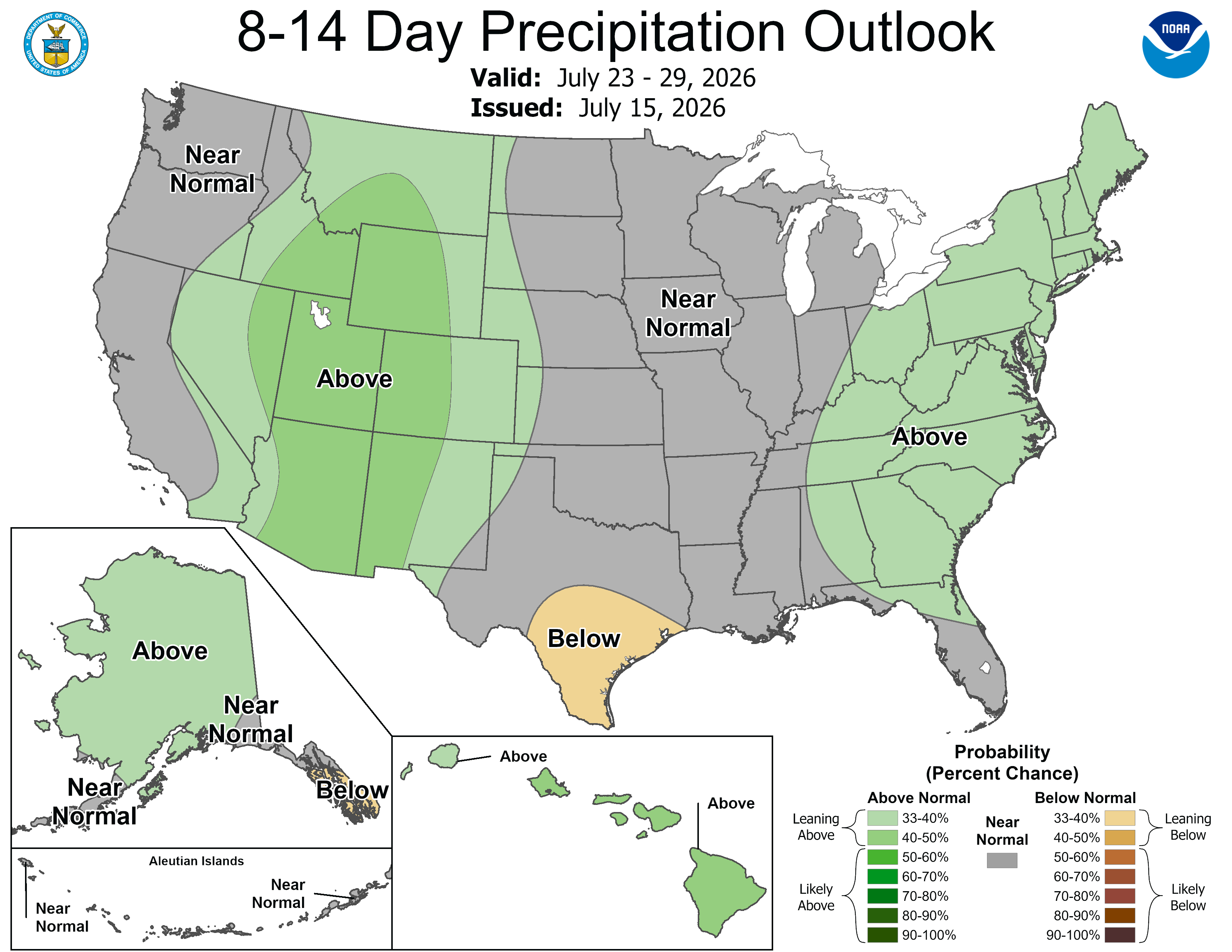 8-14 Day Precipitation Outlook