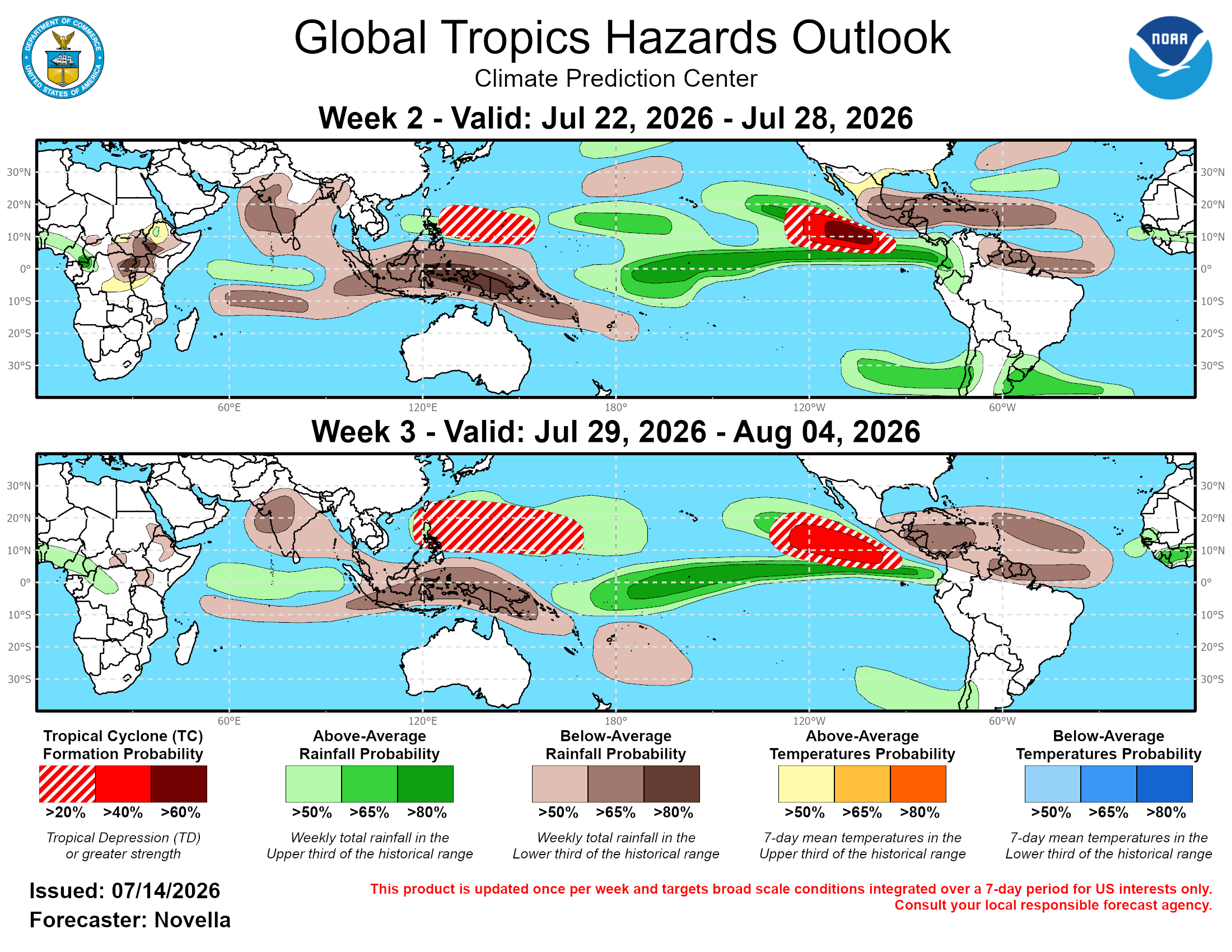 Global Tropics Hazard Outlook