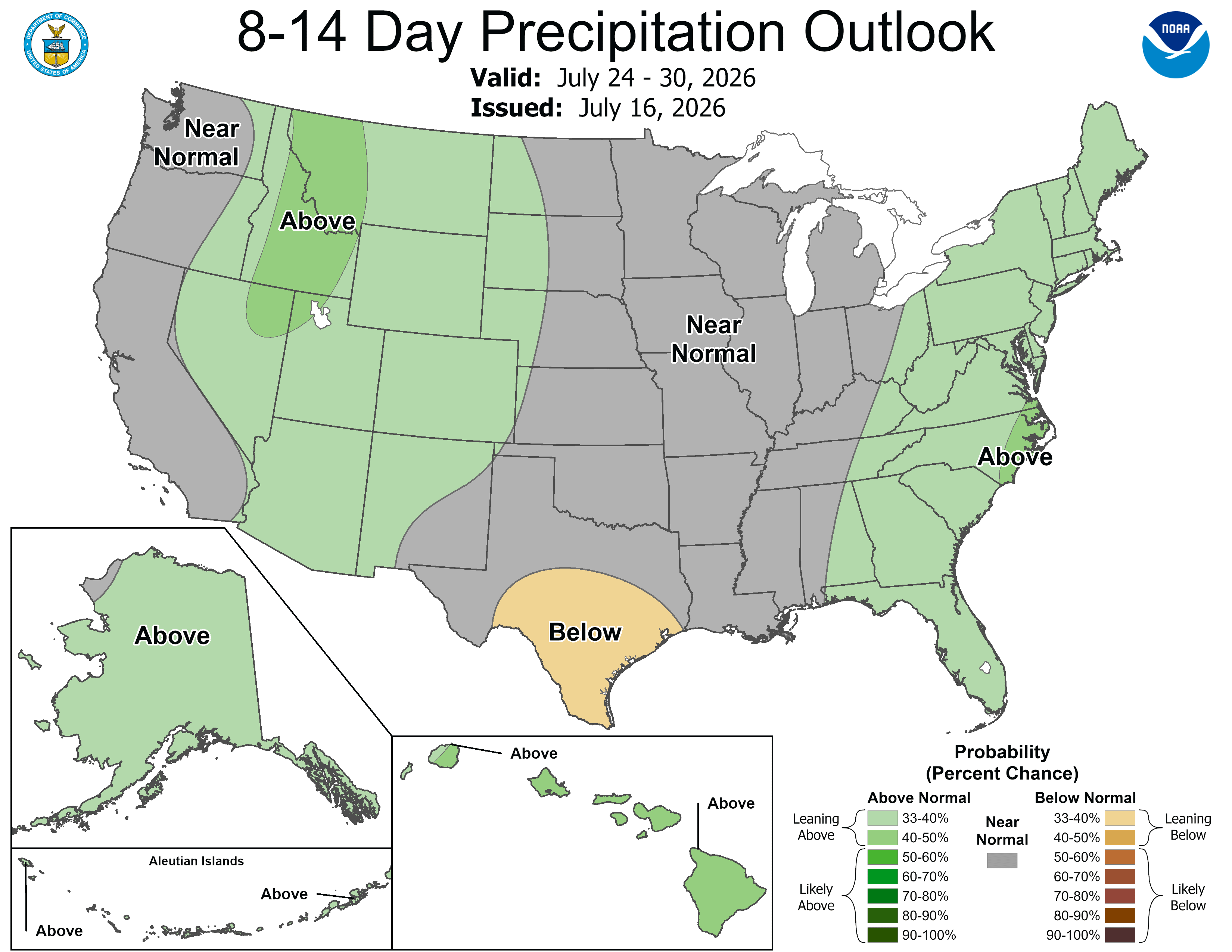 8-14 Day Precipitation Outlook