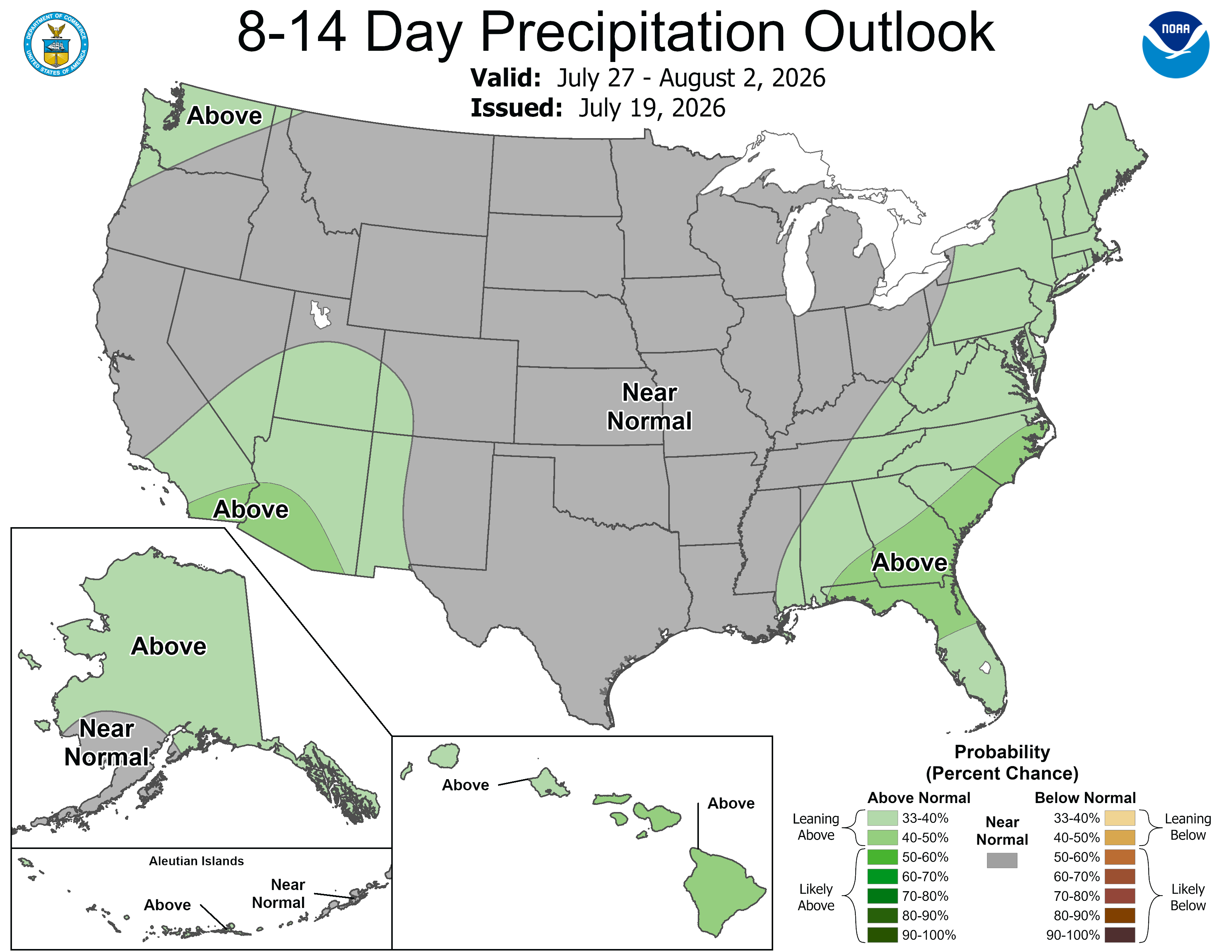 8-14 Day Precipitation Outlook