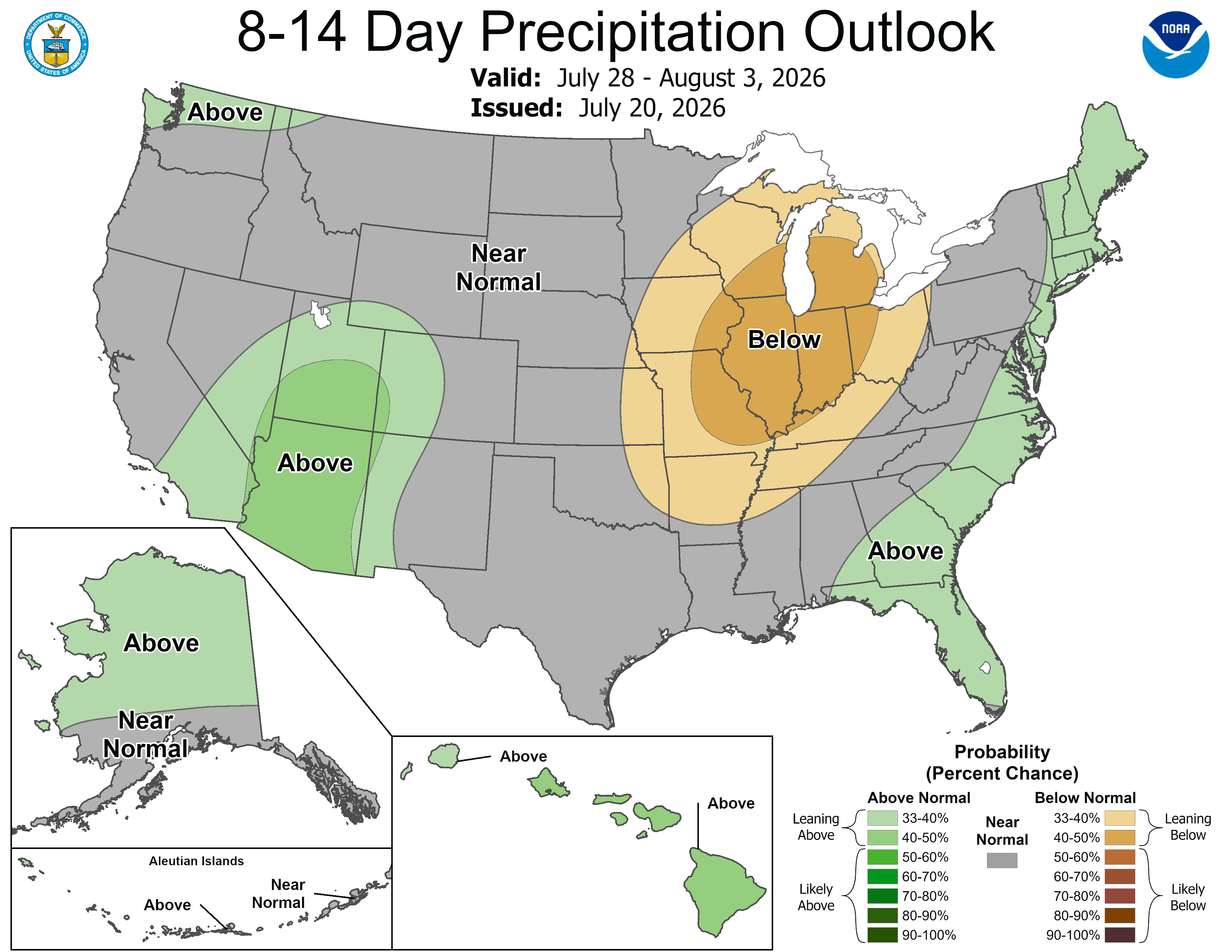 8-14 Day Precipitation Outlook