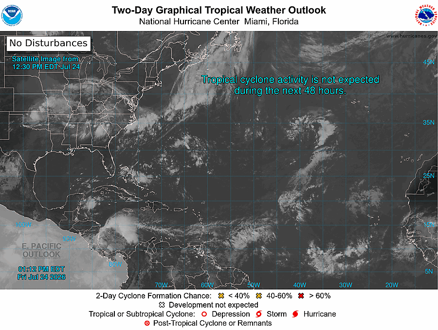 2 Day Tropical Weather Outlook