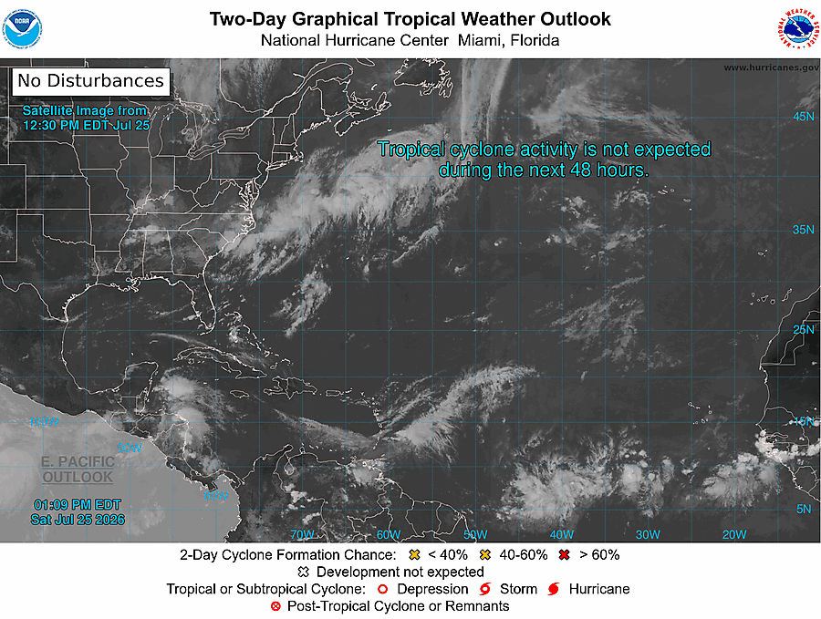 2 Day Tropical Weather Outlook